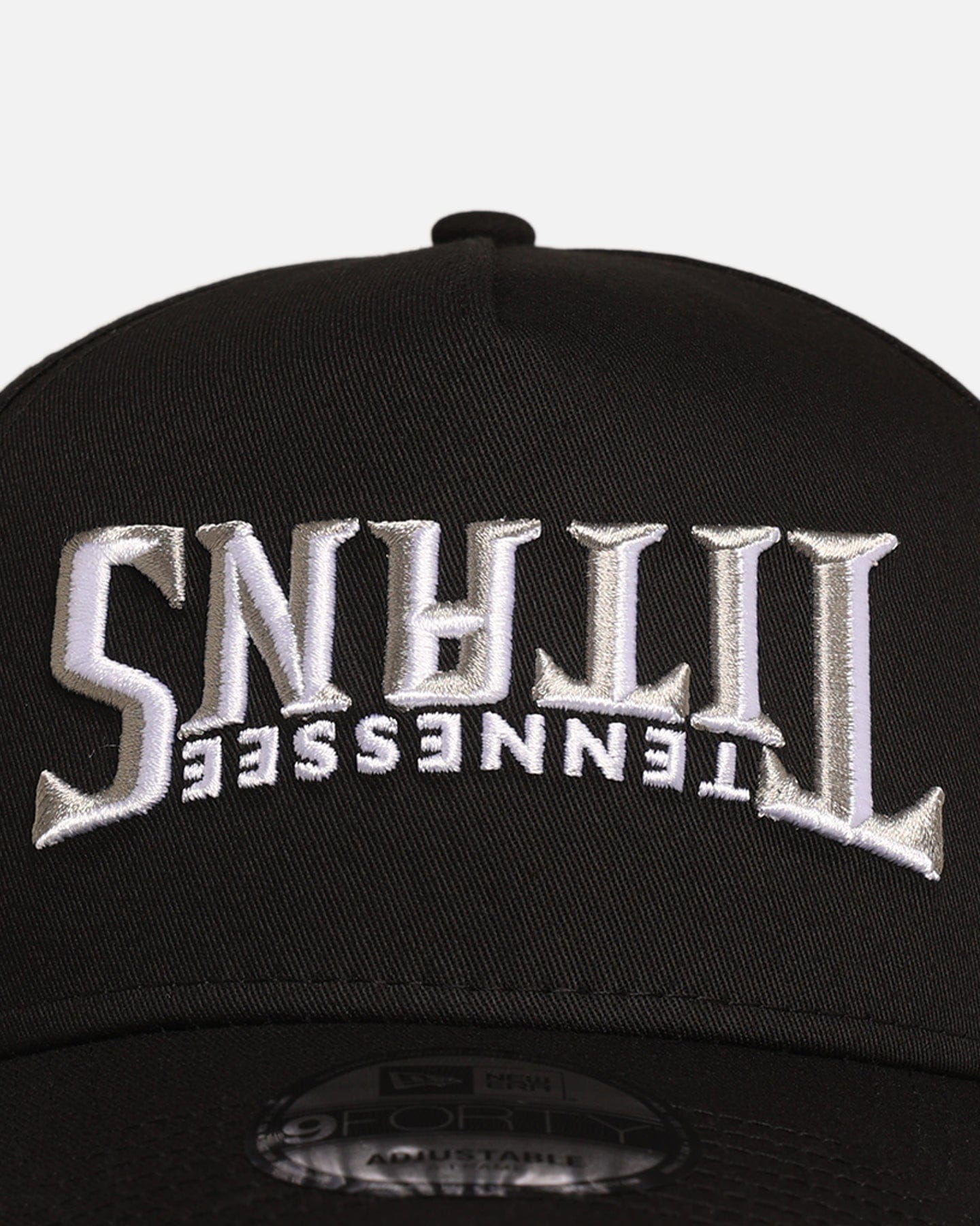 New Era Tennessee Titans Upside Down Logo 9FORTY A - Frame Snapback Black