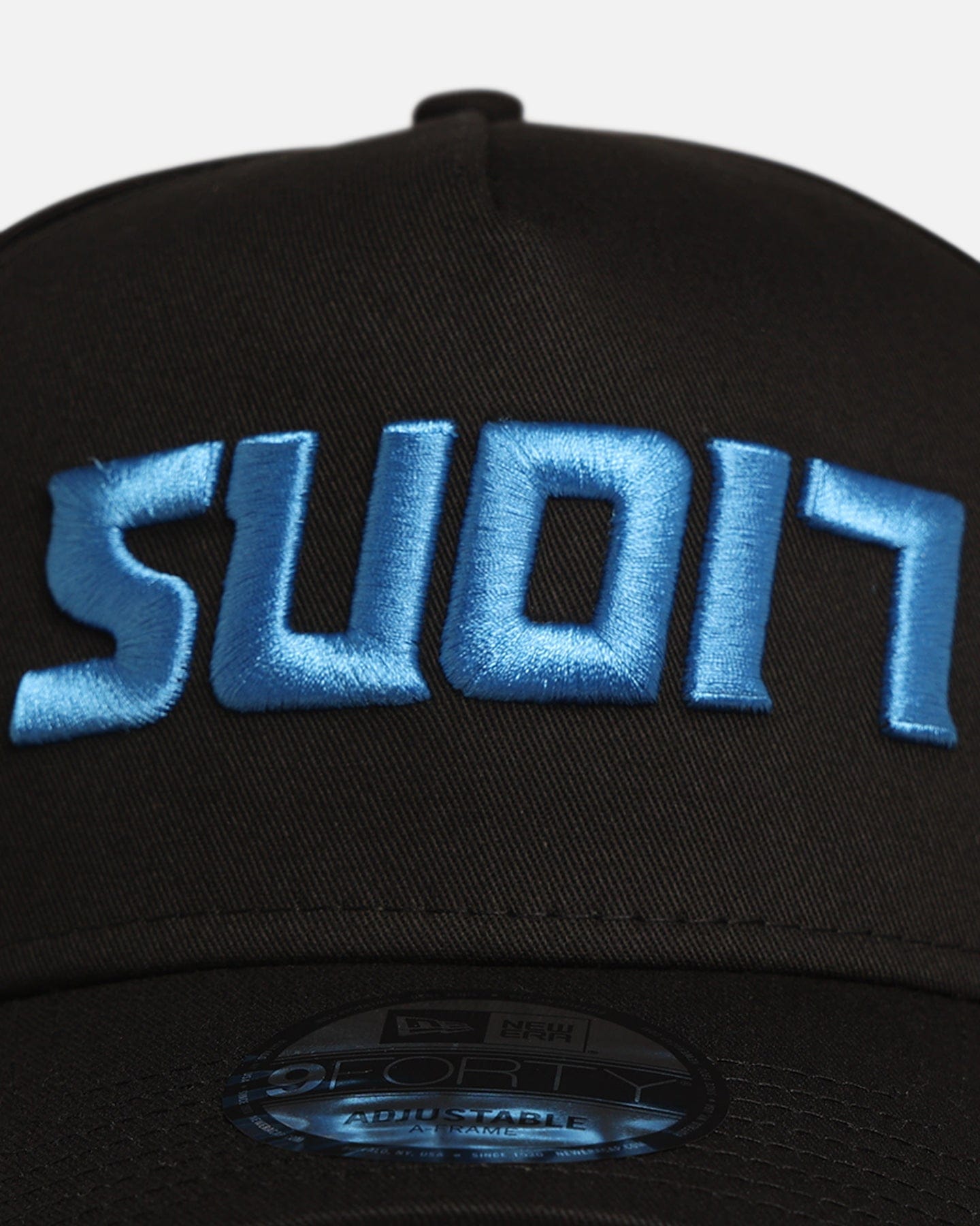 New Era Detroit Lions Upside Down Logo 9FORTY A - Frame Snapback Black