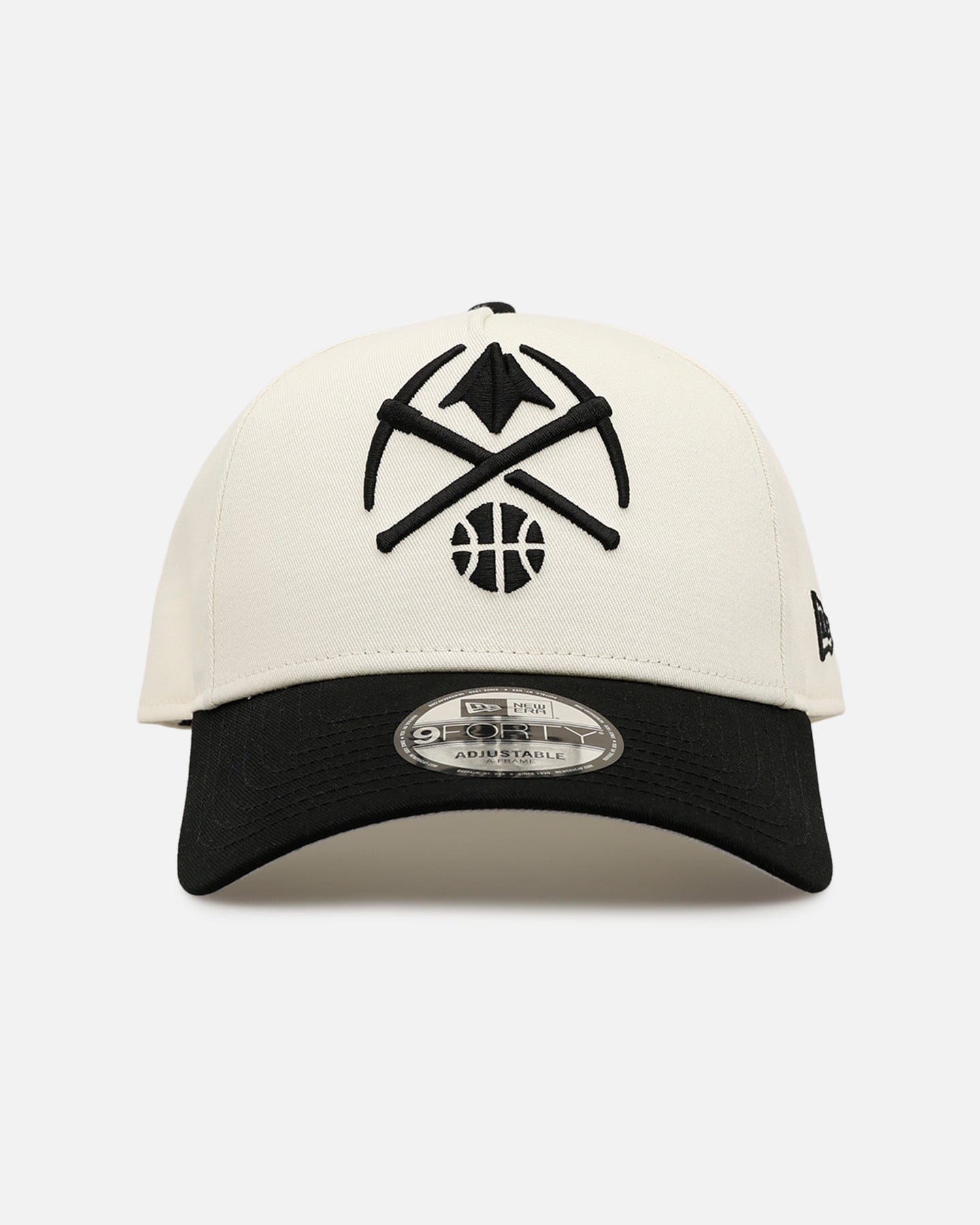 New Era Denver Nuggets Easy Chrome Black 9FORTY A - Frame Snapback Chrome/Black