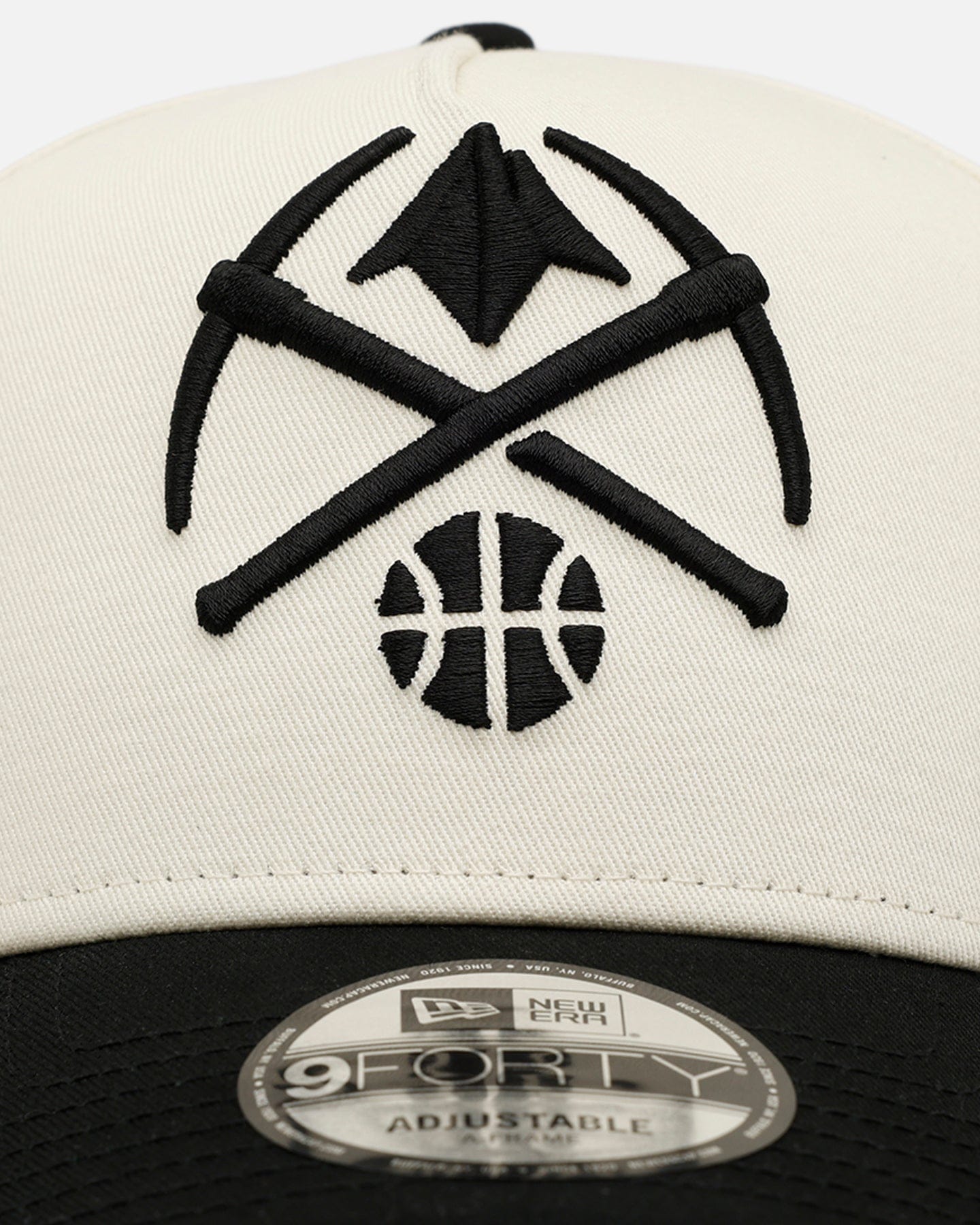 New Era Denver Nuggets Easy Chrome Black 9FORTY A - Frame Snapback Chrome/Black