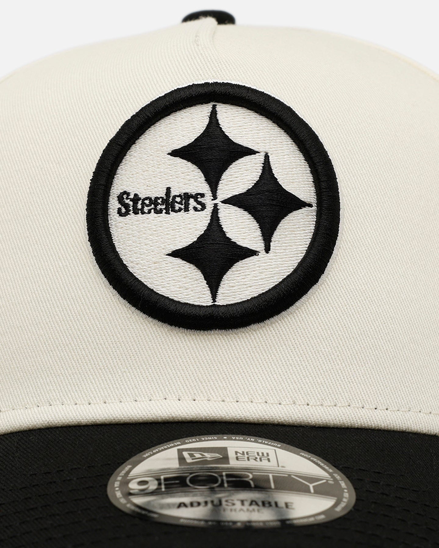 New Era Pittsburgh Steelers Easy Chrome Black 9FORTY A - Frame Snapback Chrome/Black