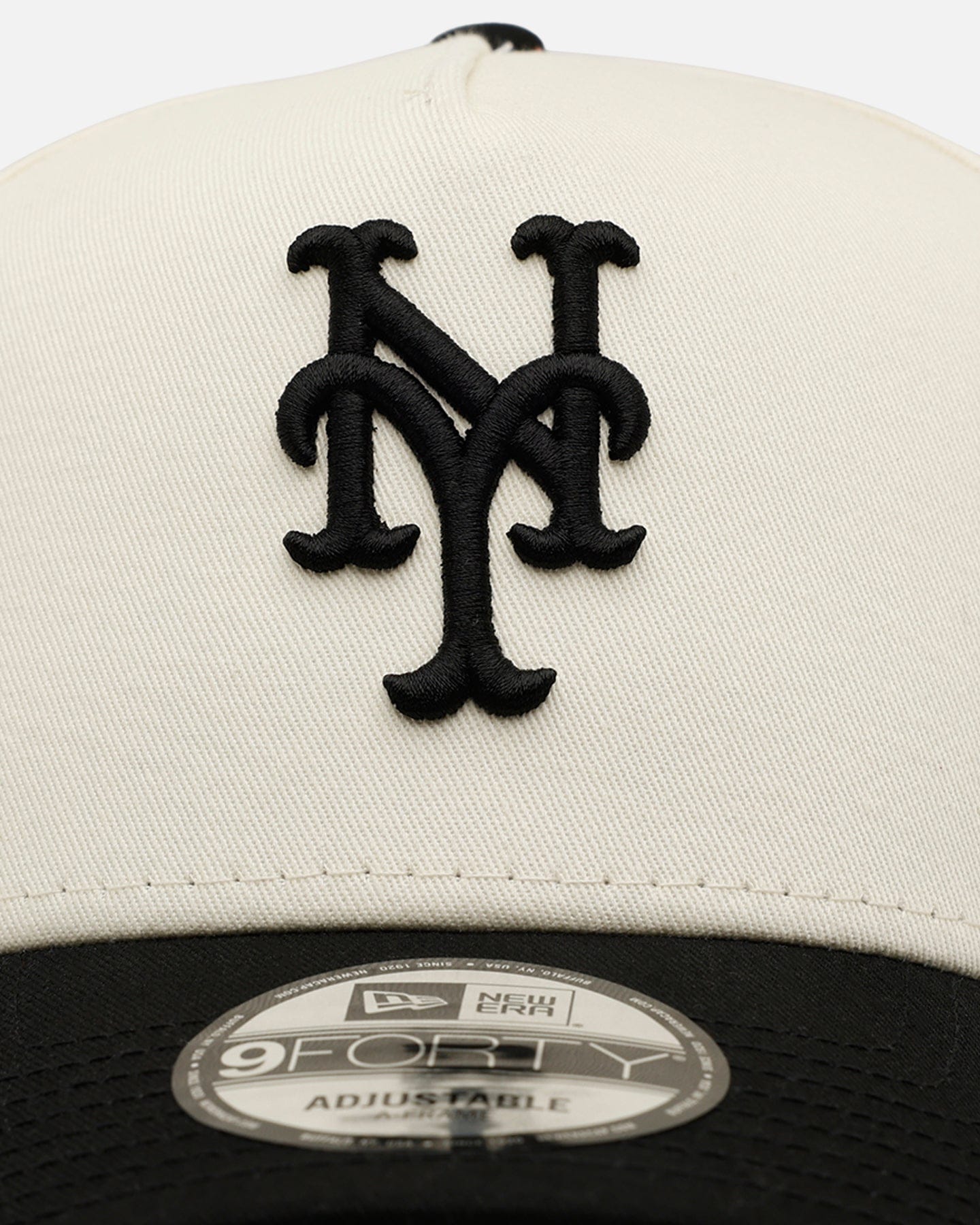 New Era New York Mets Easy Chrome Black 9FORTY A - Frame Snapback Chrome/Black