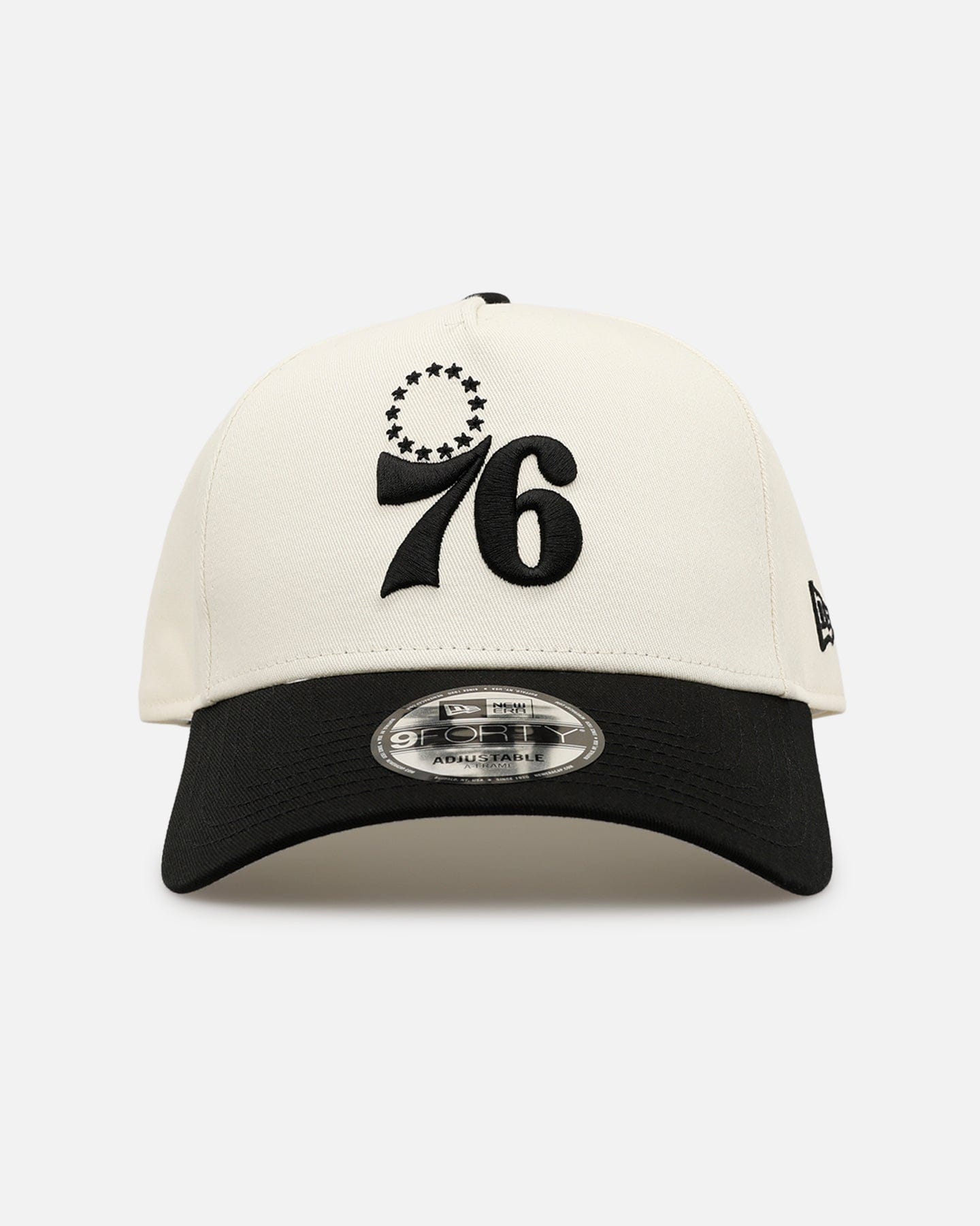 New Era Philadelphia 76ers Easy Chrome Black 9FORTY A - Frame Snapback Chrome/Black