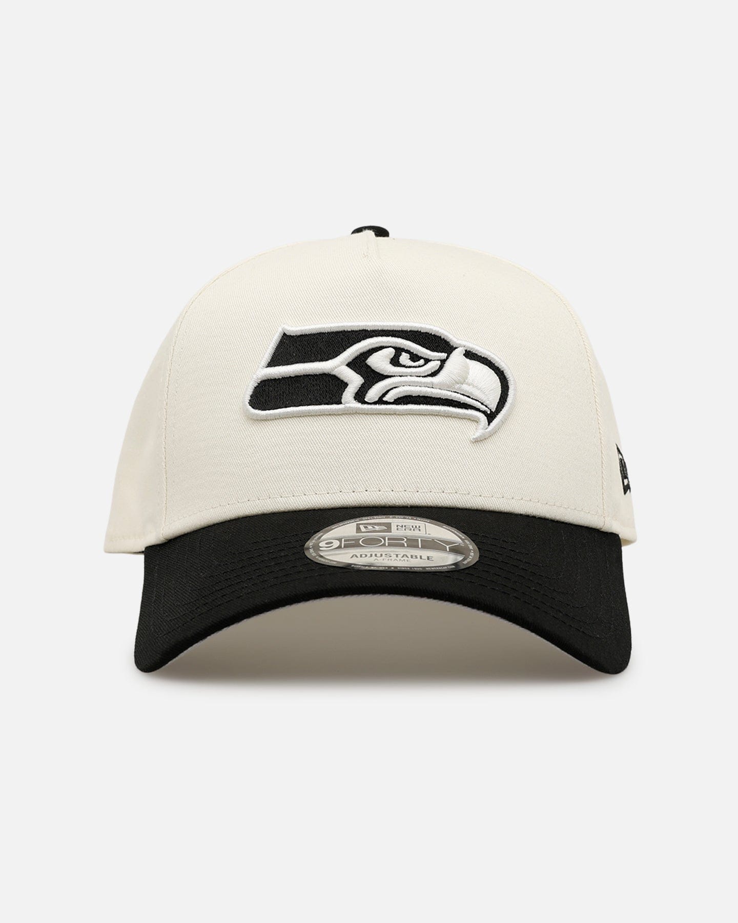New Era Seattle Seahawks Easy Chrome Black 9FORTY A - Frame Snapback Chrome/Black