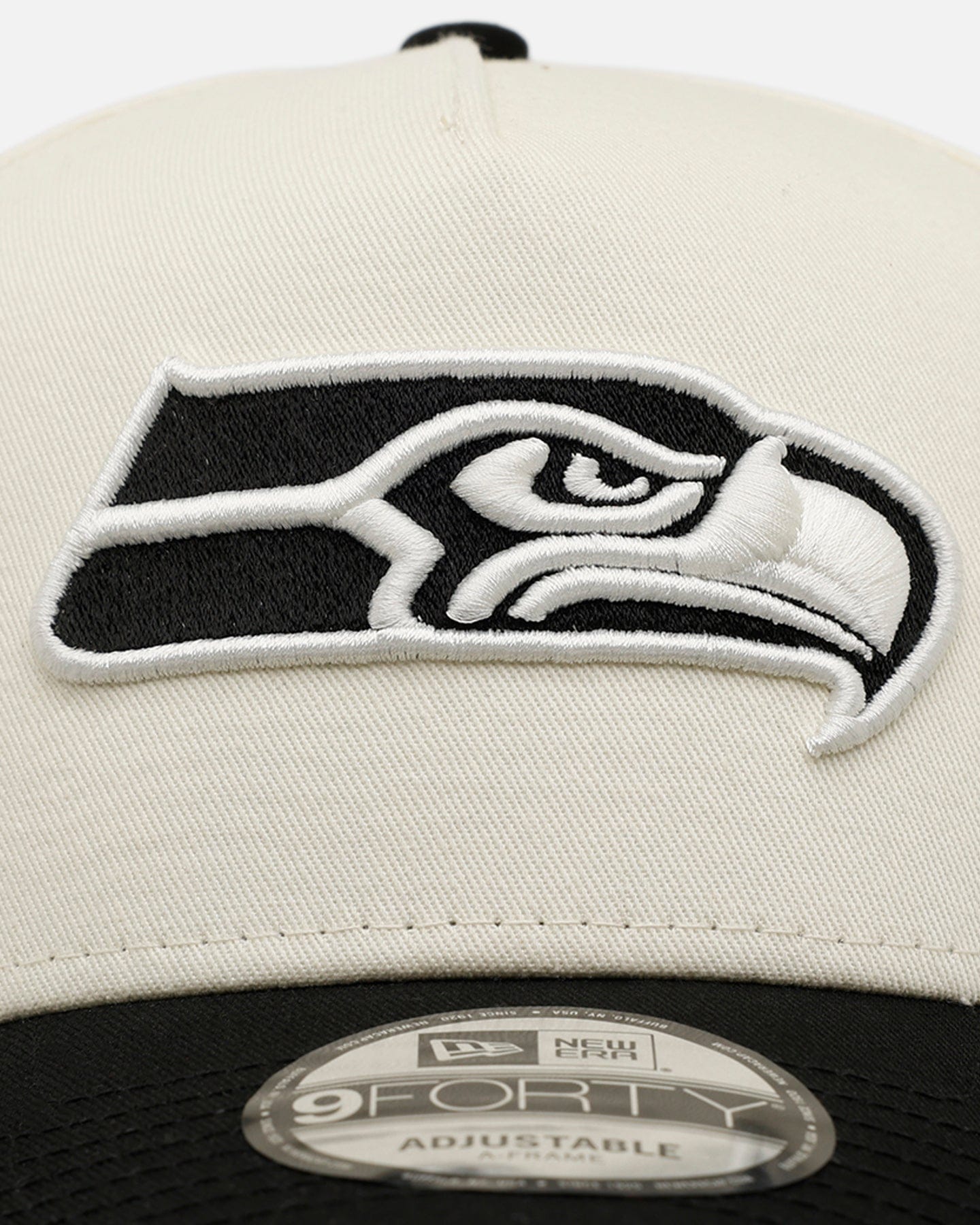 New Era Seattle Seahawks Easy Chrome Black 9FORTY A - Frame Snapback Chrome/Black
