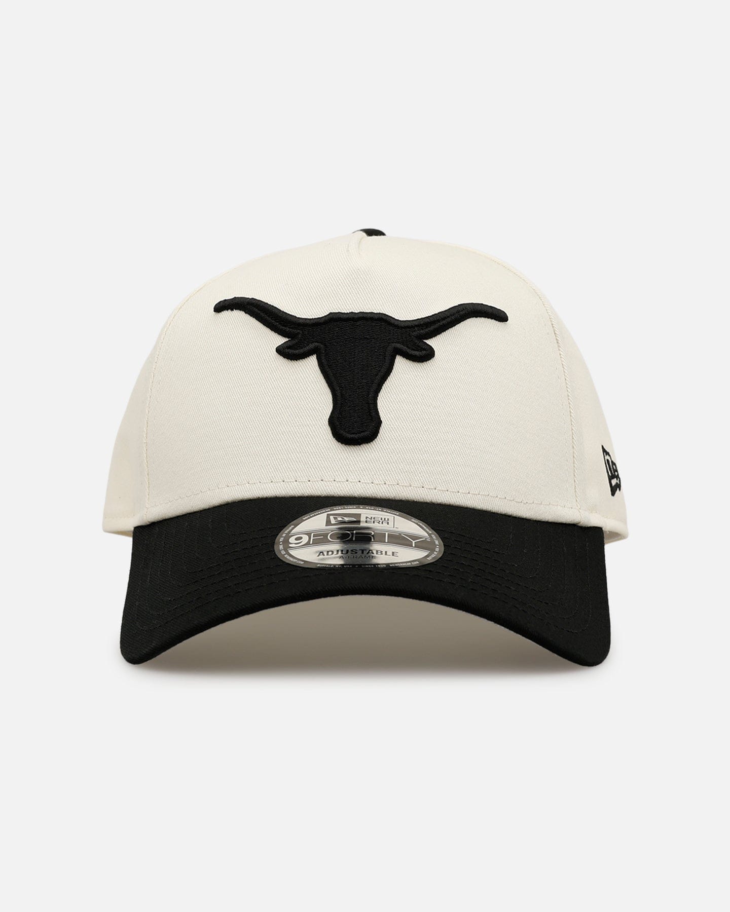 New Era Texas Longhorns Easy Chrome Black 9FORTY A - Frame Snapback Chrome/Black