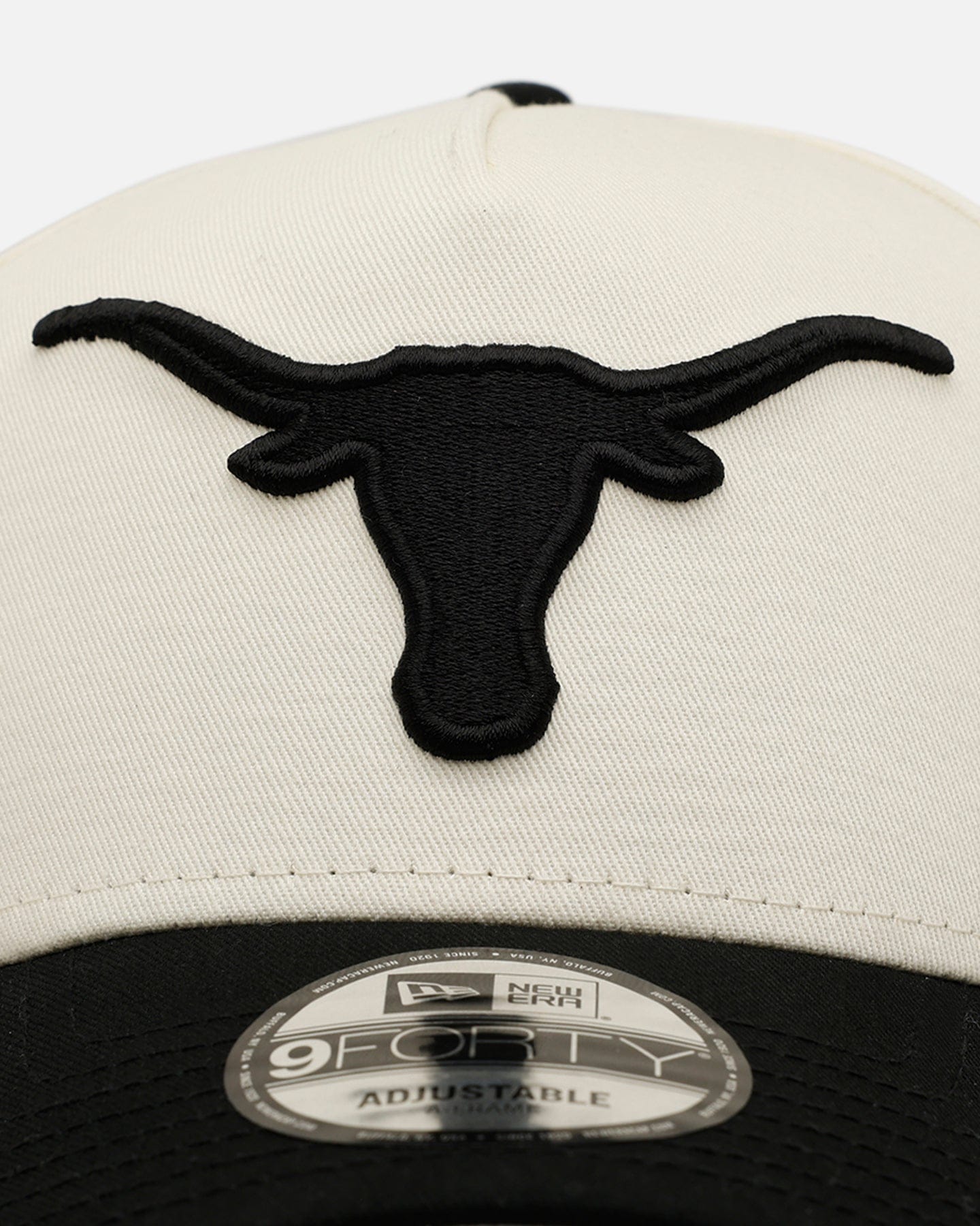New Era Texas Longhorns Easy Chrome Black 9FORTY A - Frame Snapback Chrome/Black
