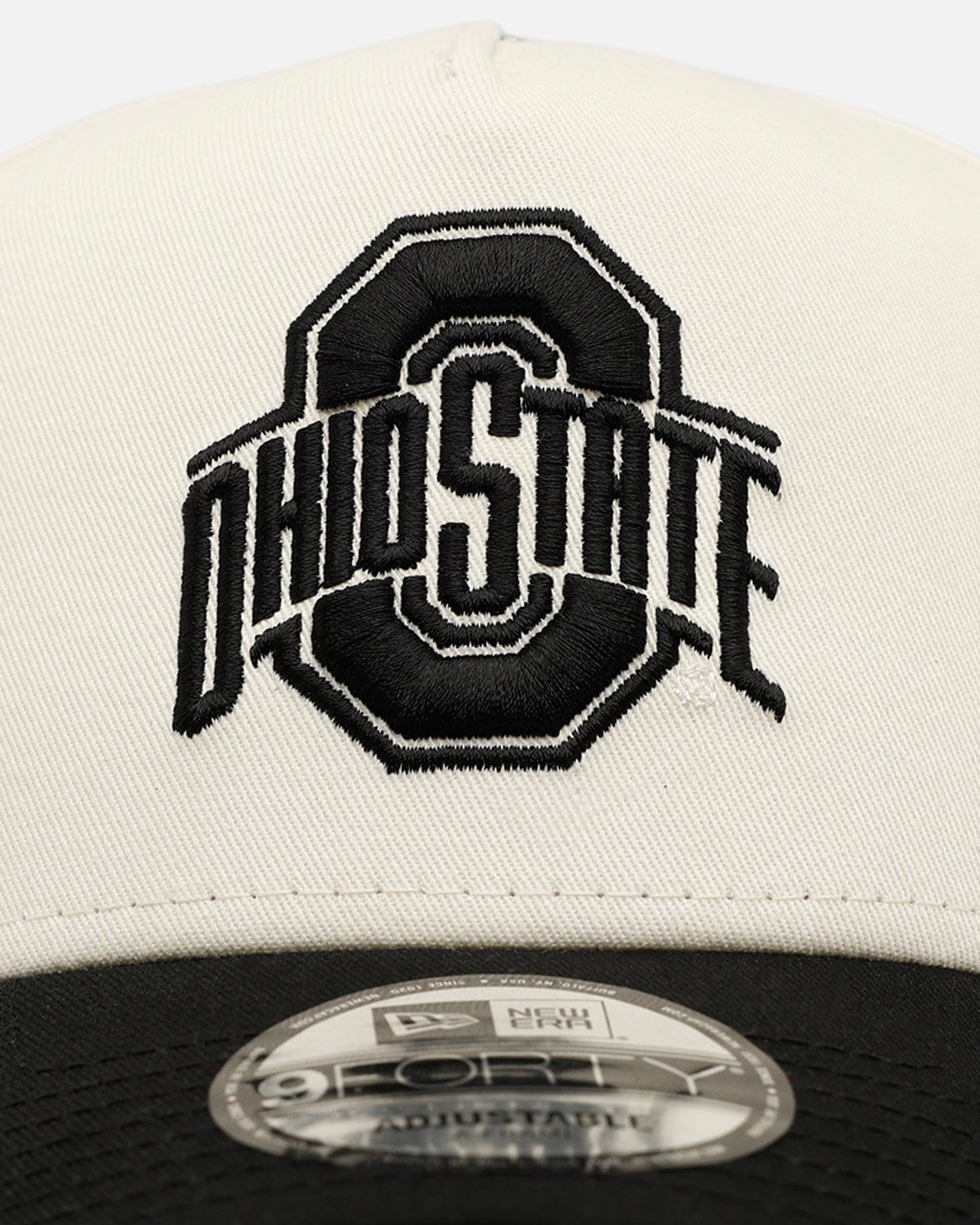 New Era Ohio State Buckeyes Easy Chrome Black 9FORTY A - Frame Snapback Chrome/Black