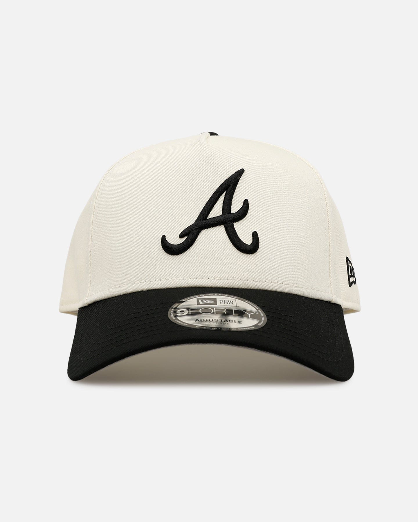 New Era Atlanta Braves Easy Chrome Black 9FORTY A - Frame Snapback Chrome/Black