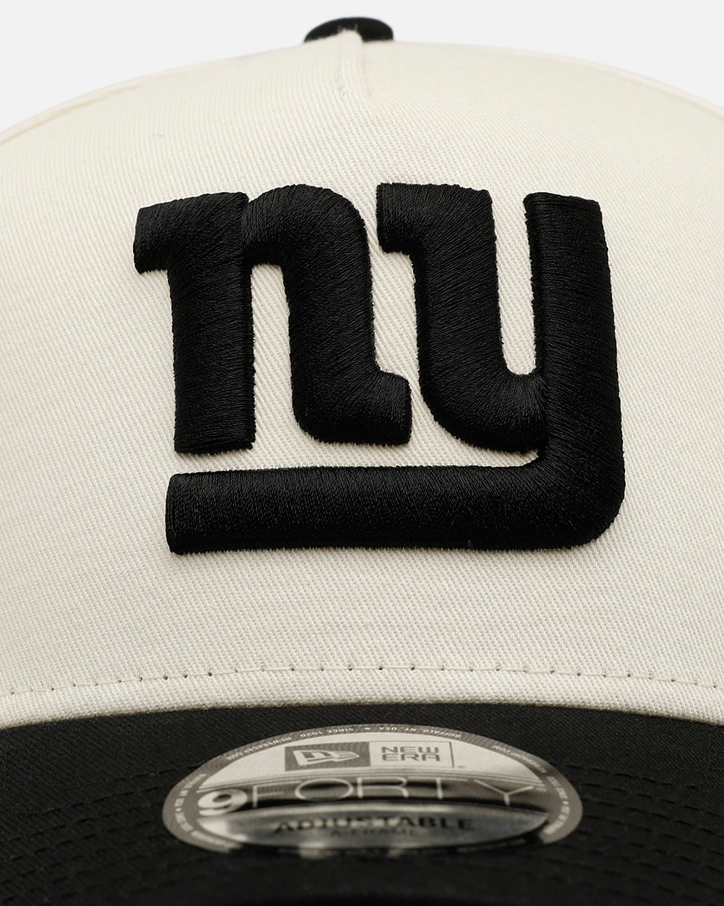 New Era New York Giants Easy Chrome Black 9FORTY A - Frame Snapback Chrome/Black