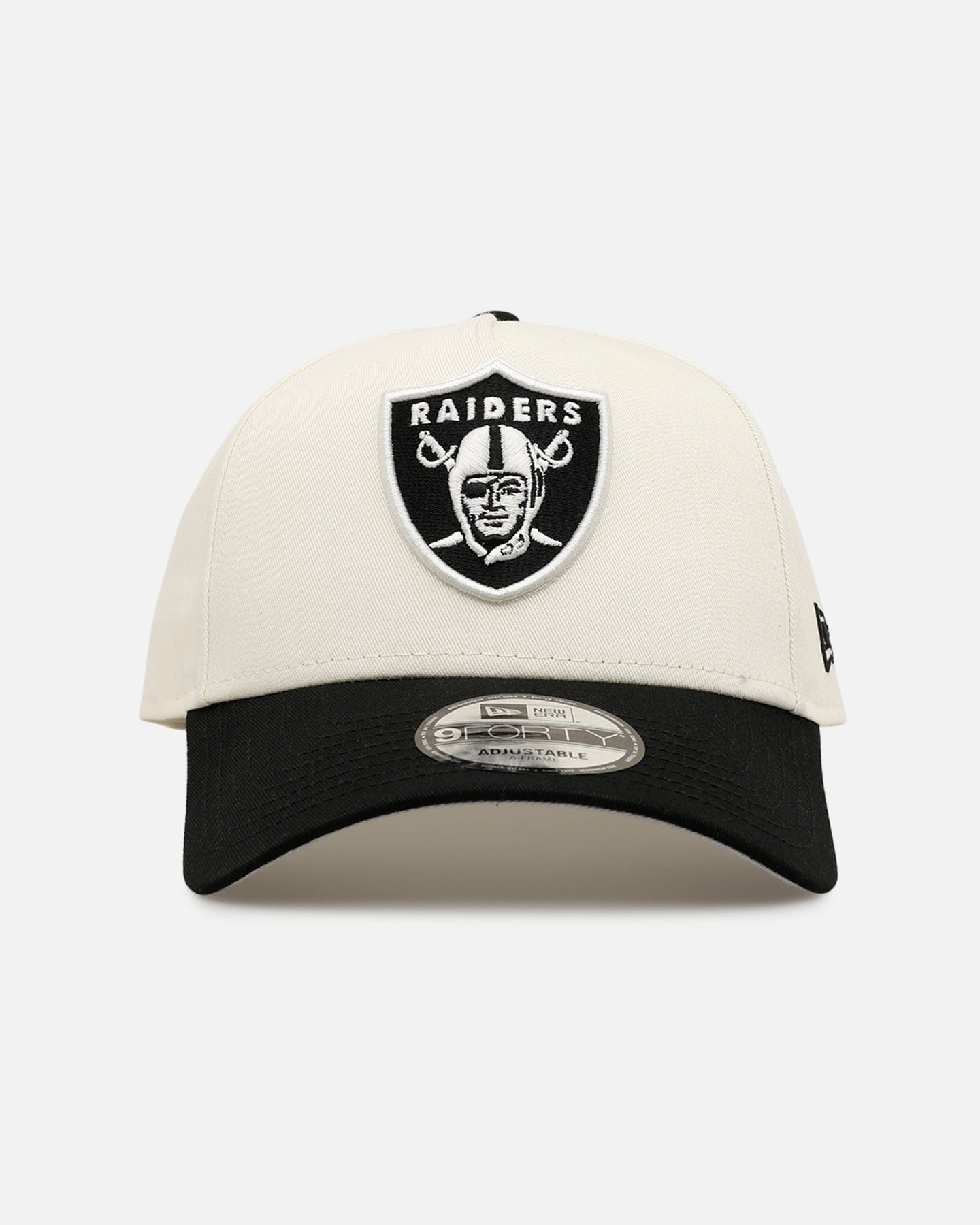 New Era Las Vegas Raiders Easy Chrome Black 9FORTY A - Frame Snapback Chrome/Black