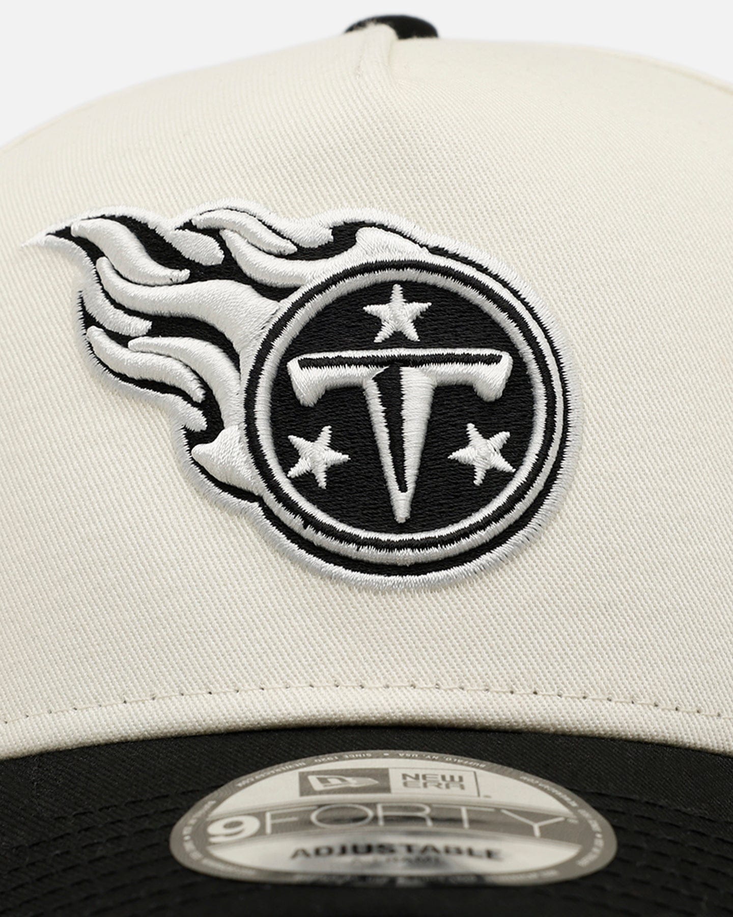 New Era Tennessee Titans Easy Chrome Black 9FORTY A - Frame Snapback Chrome/Black