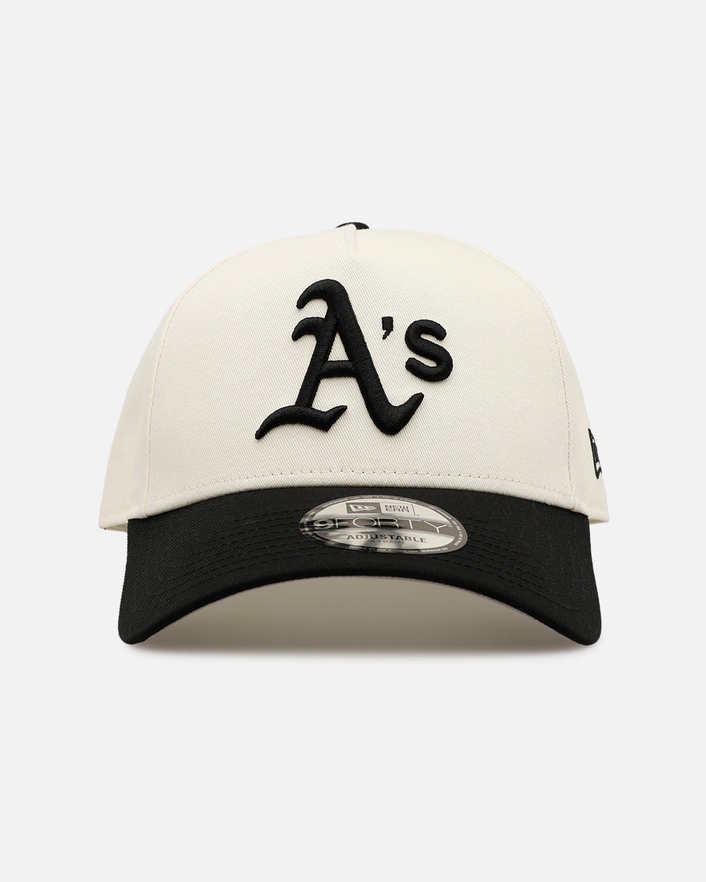 New Era Oakland Athletics Easy Chrome Black 9FORTY A - Frame Snapback Chrome/Black