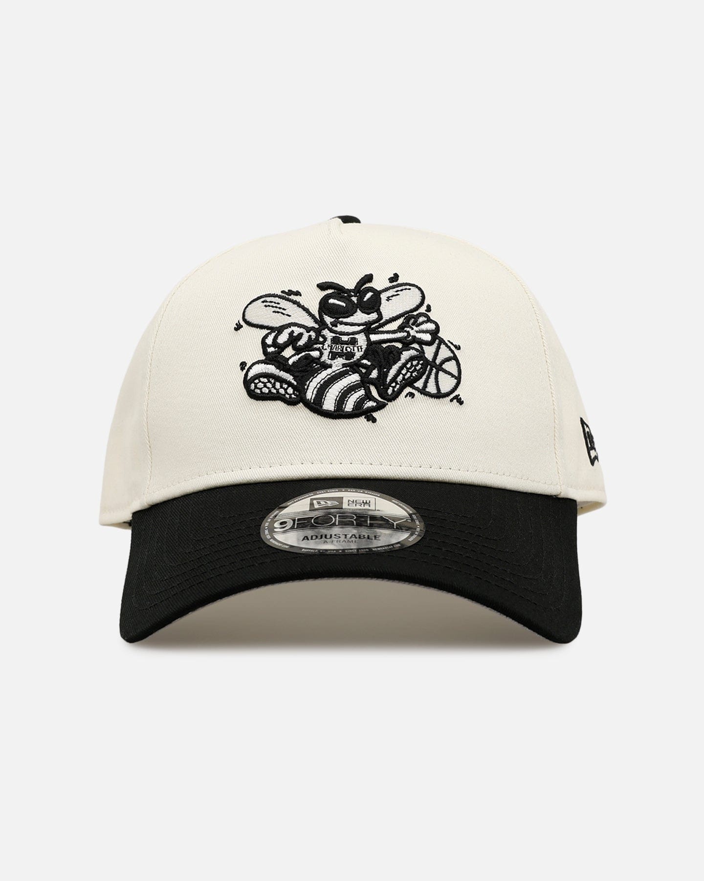 New Era Charlotte Hornets Easy Chrome Black 9FORTY A - Frame Snapback Chrome/Black