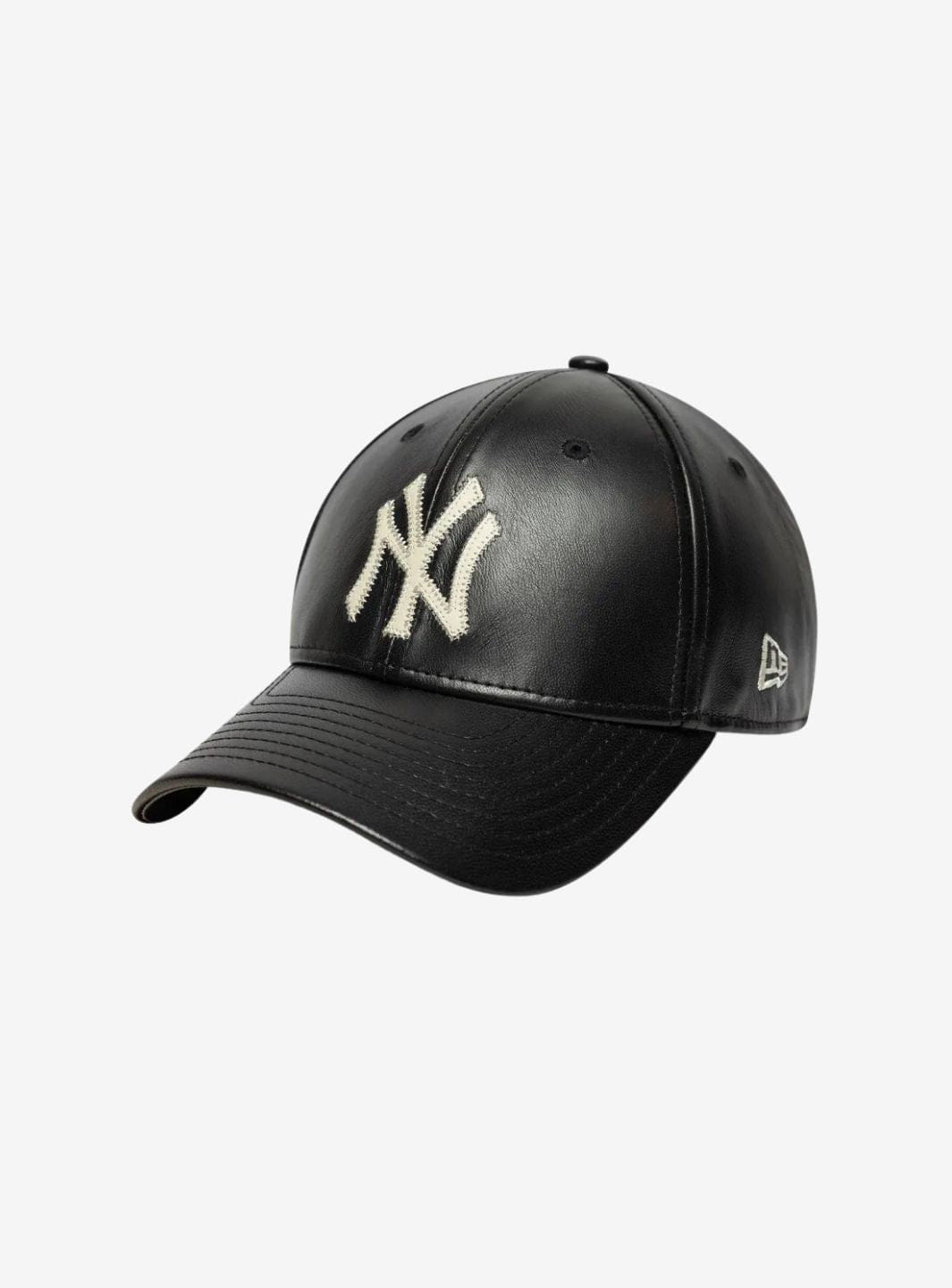 New Era New York Yankees Black IMG Leather 9FORTY Adjustable Cap