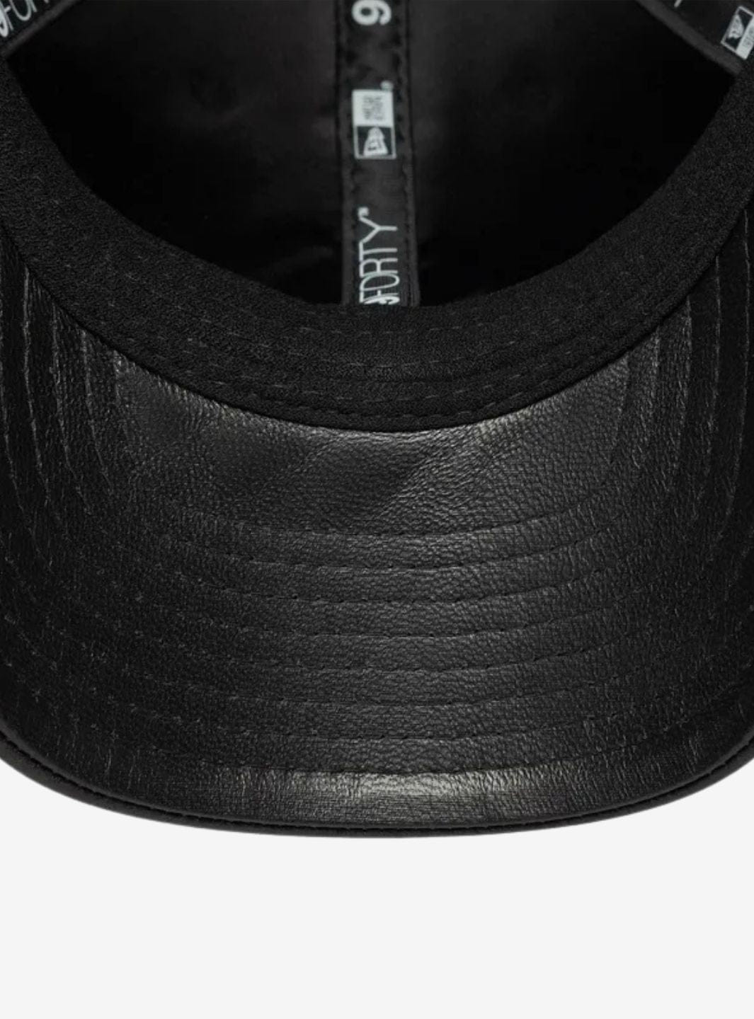New Era New York Yankees Black IMG Leather 9FORTY Adjustable Cap
