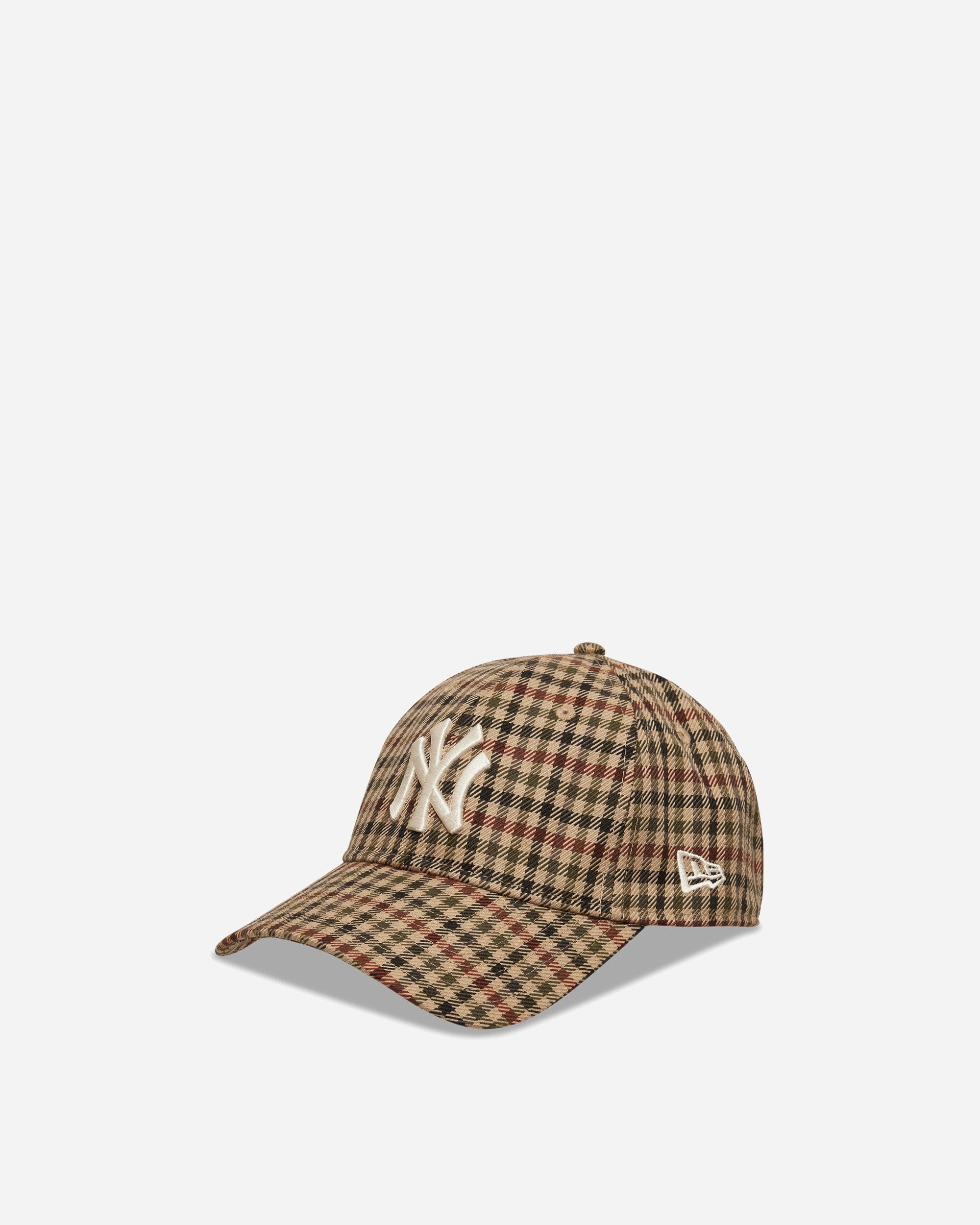 New Era New York Yankees MLB Check 9TWENTY Adjustable Cap Beige