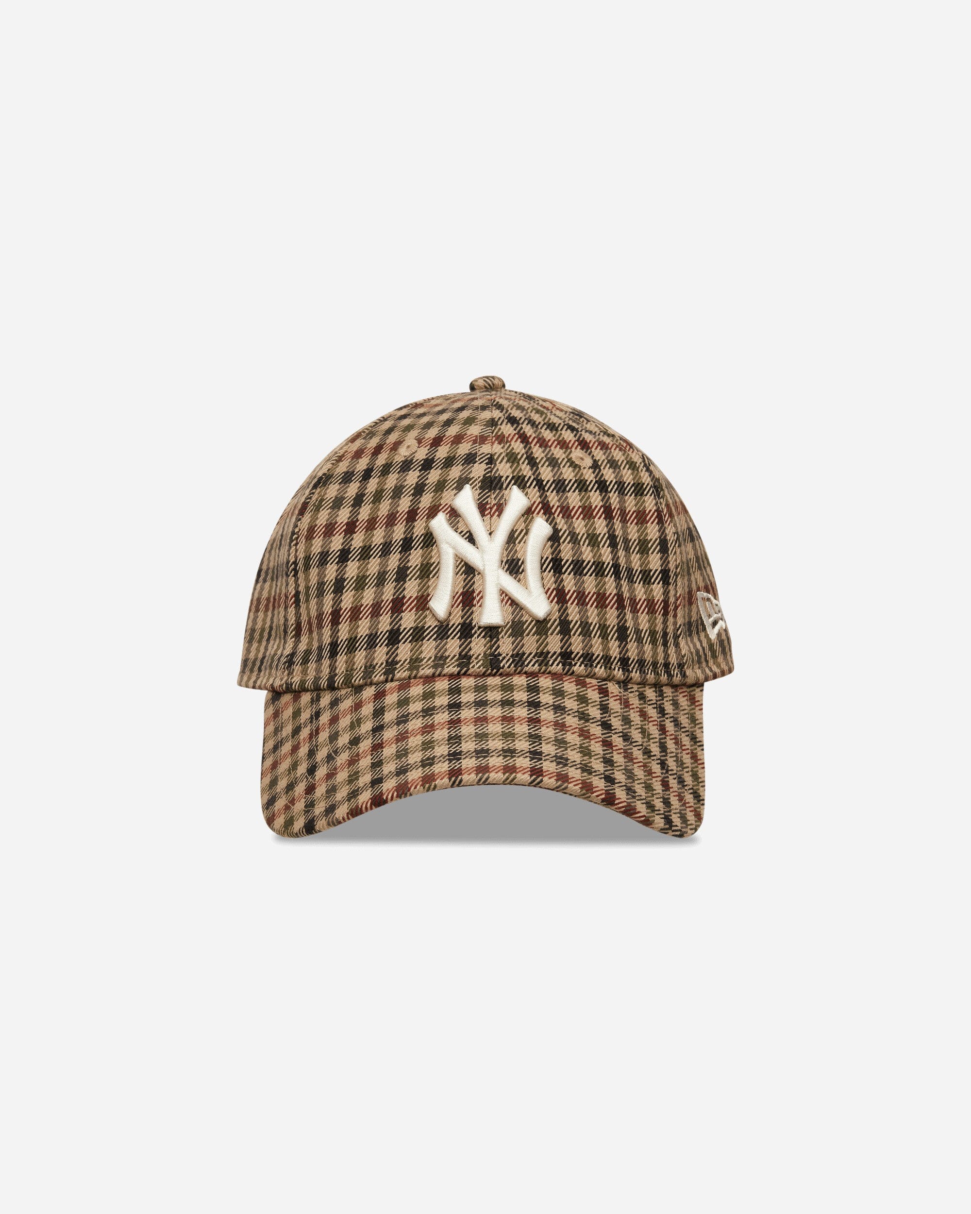 New Era New York Yankees MLB Check 9TWENTY Adjustable Cap Beige