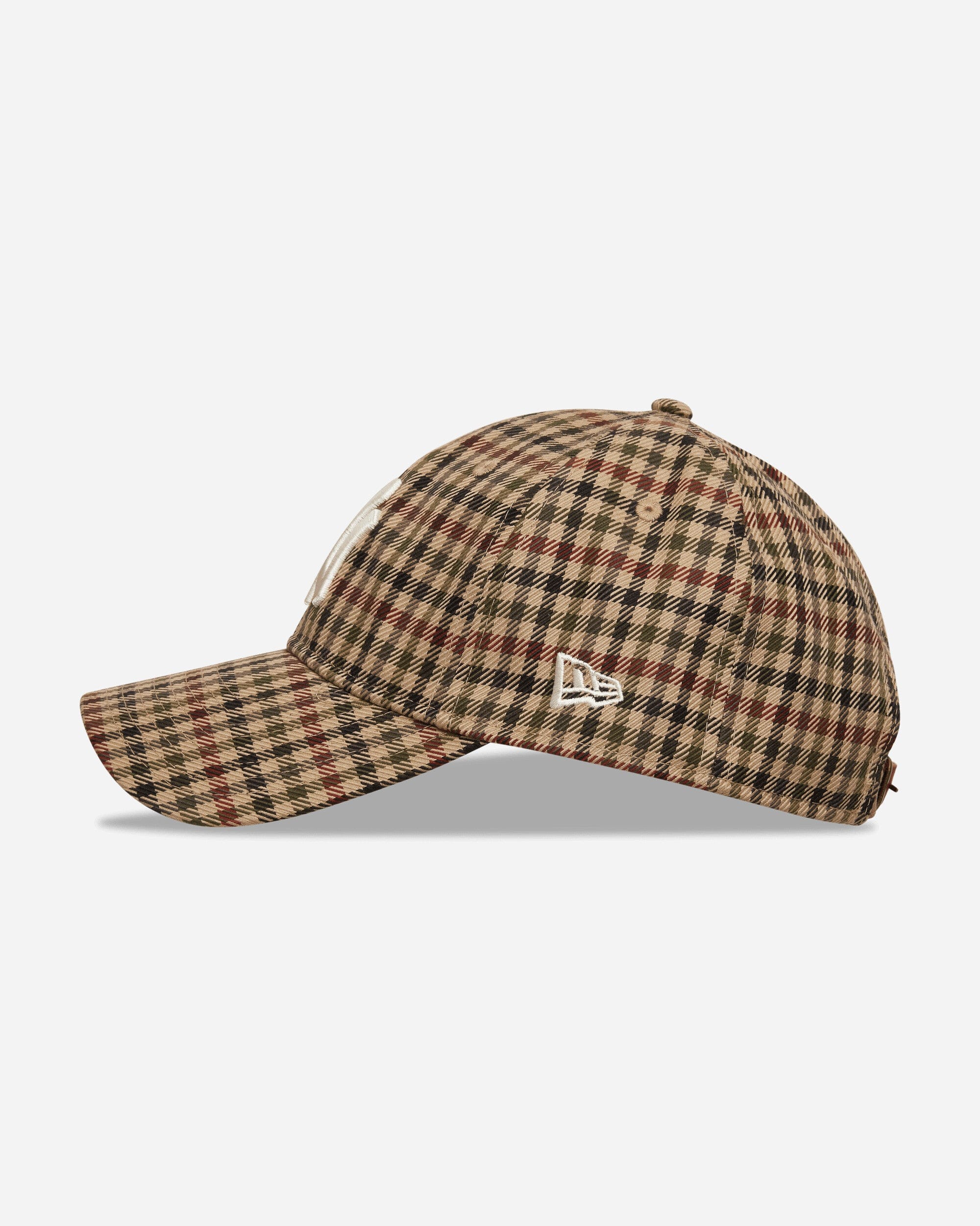 New Era New York Yankees MLB Check 9TWENTY Adjustable Cap Beige