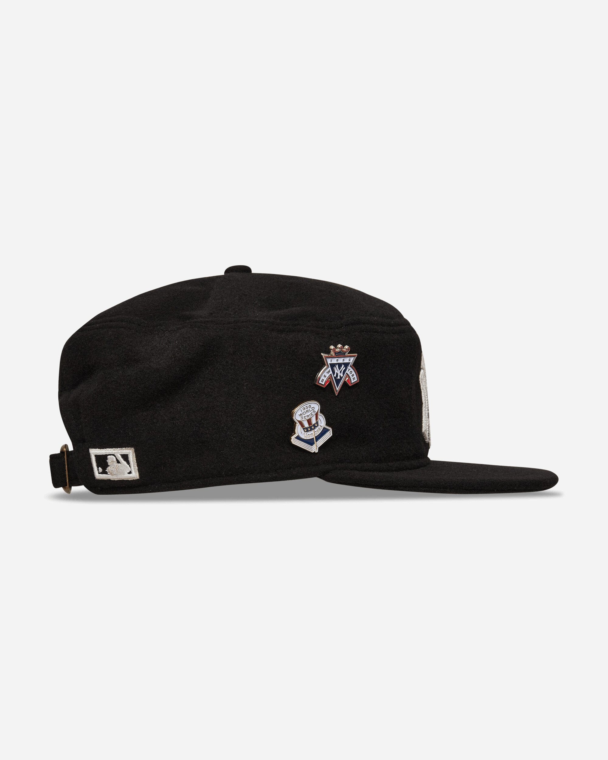 New Era New York Yankees MLB Cooperstown Pin Pillbox Adjustable Cap Black