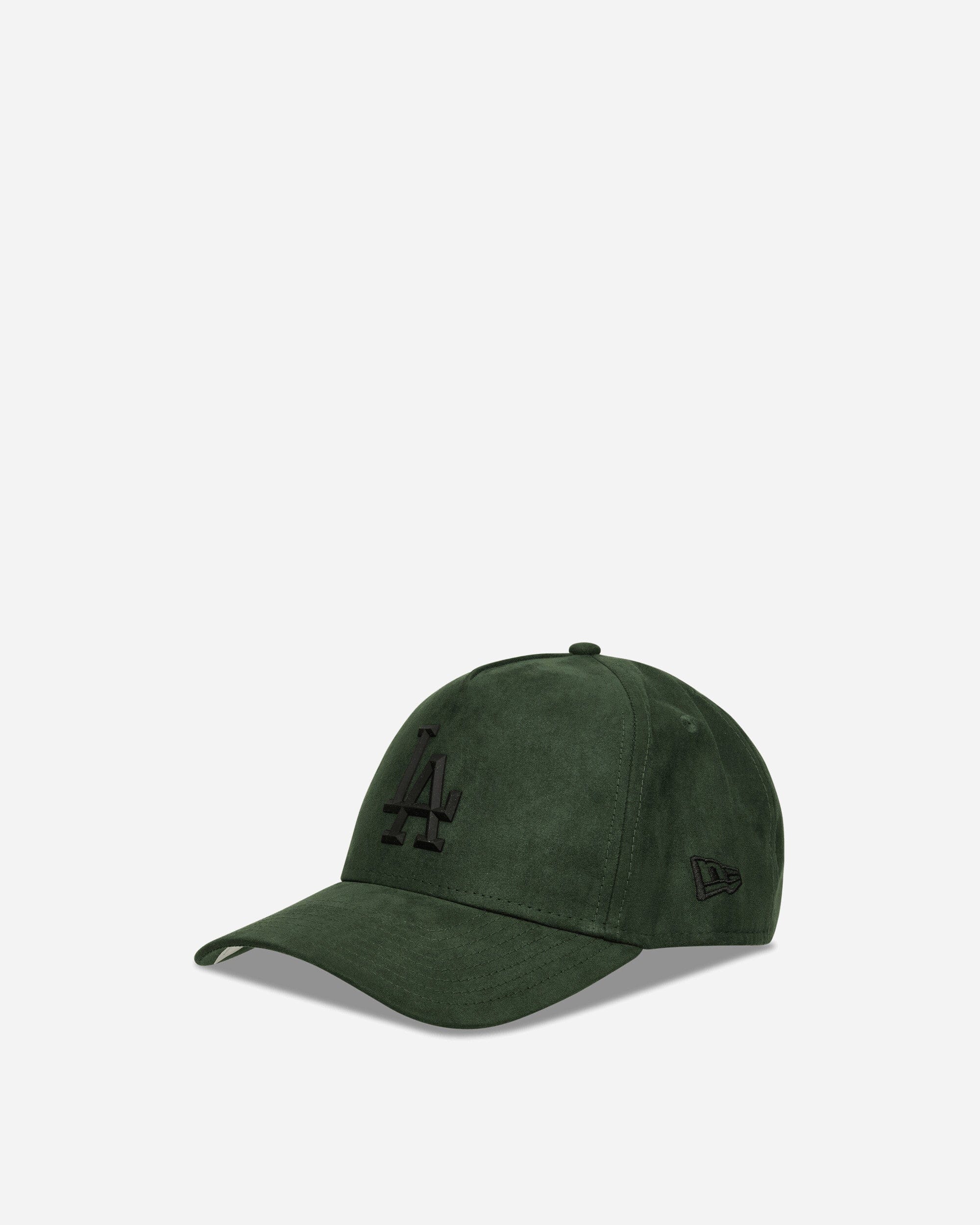 New Era LA Dodgers Faux Suede 9FORTY E - Frame Cap Dark Green