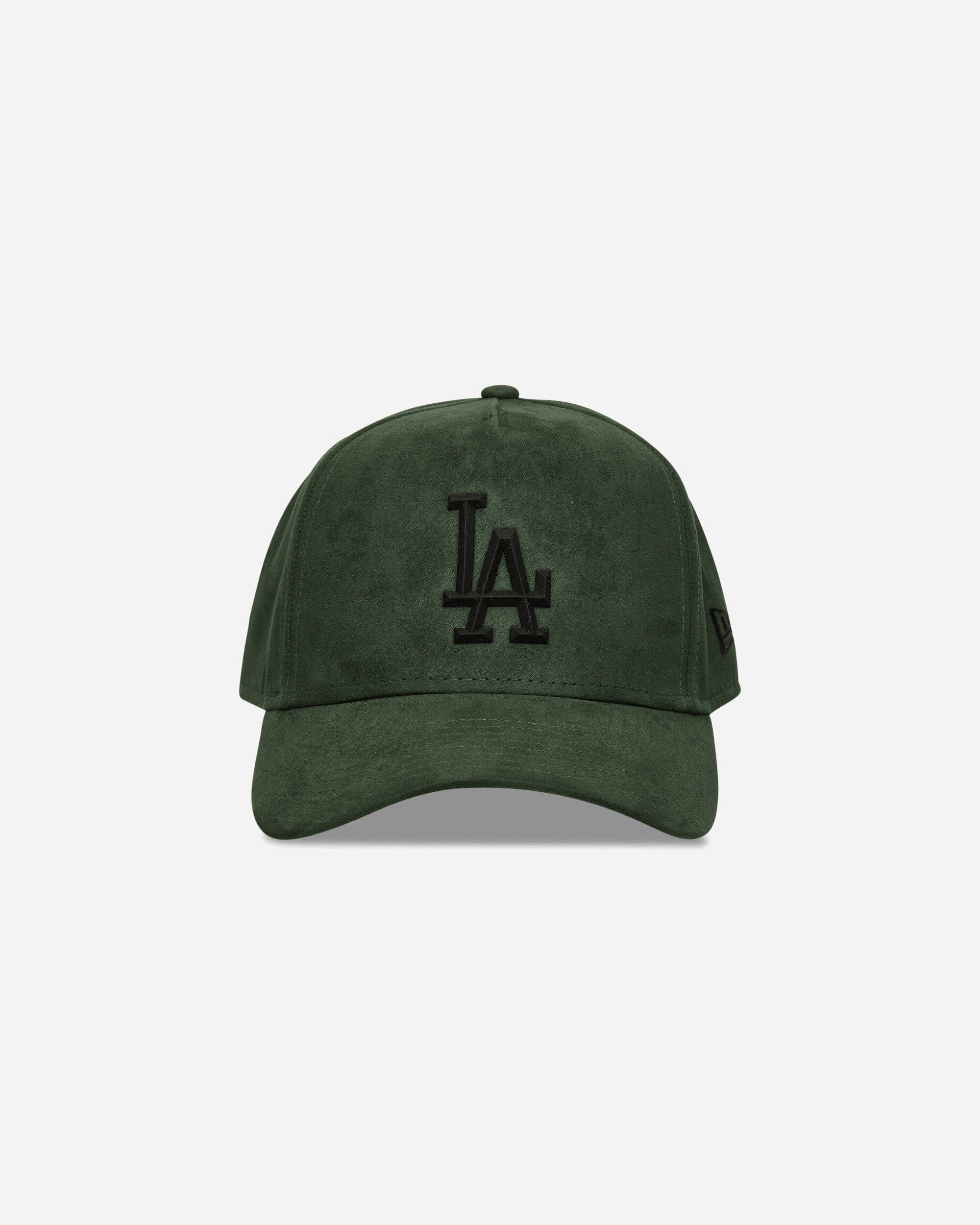 New Era LA Dodgers Faux Suede 9FORTY E - Frame Cap Dark Green