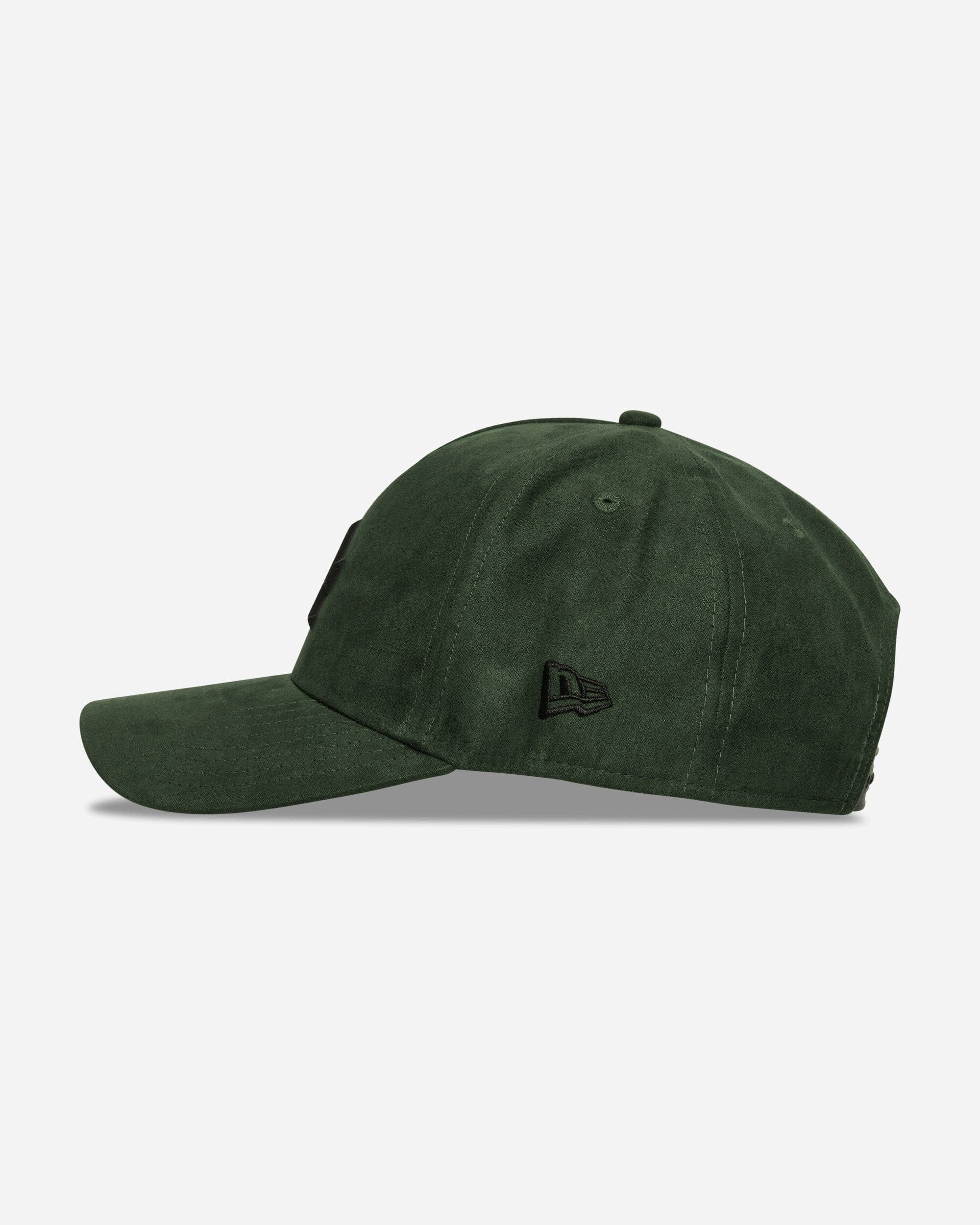 New Era LA Dodgers Faux Suede 9FORTY E - Frame Cap Dark Green