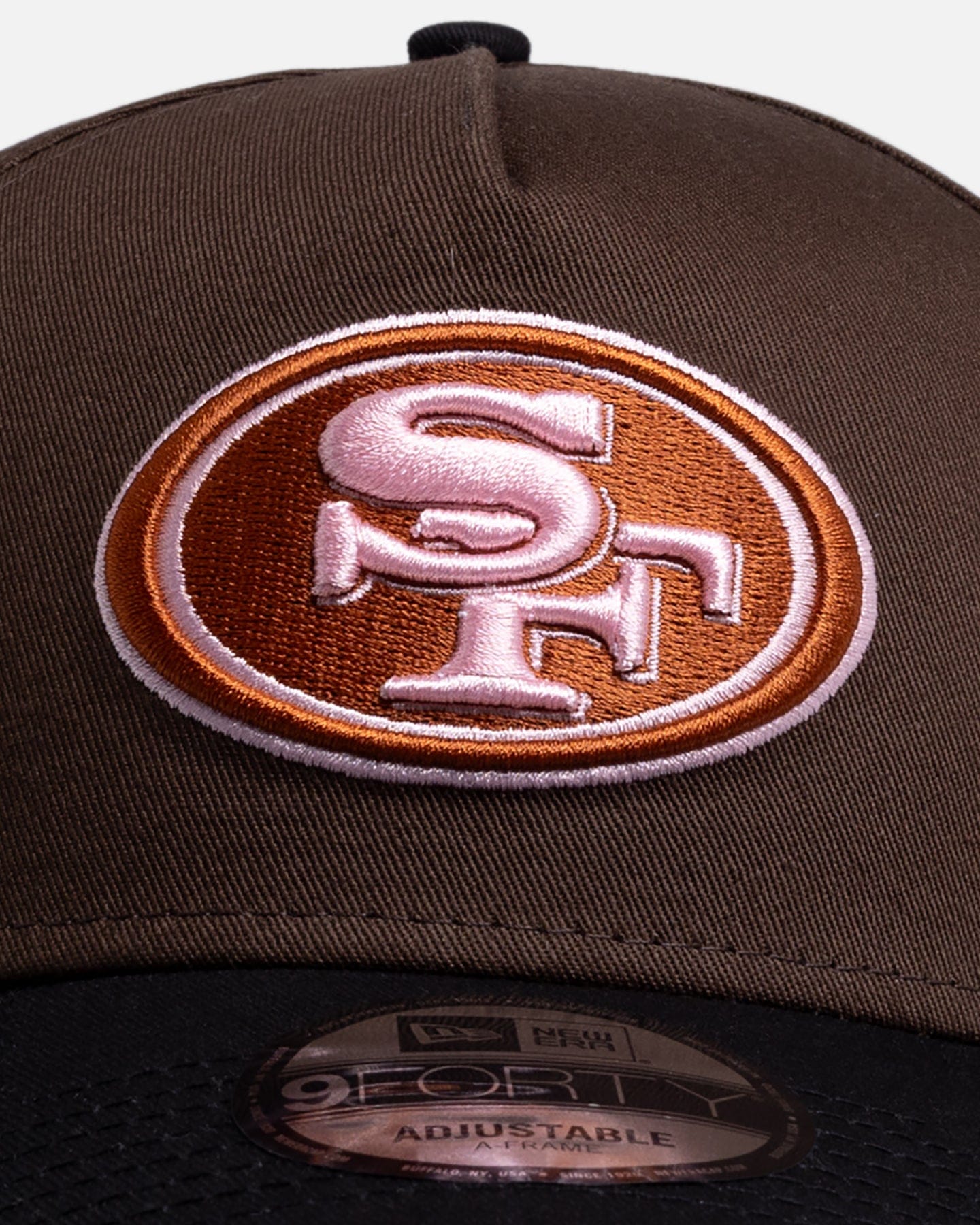 New Era San Francisco 49ers 9Forty A - Frame Snapback Walnut