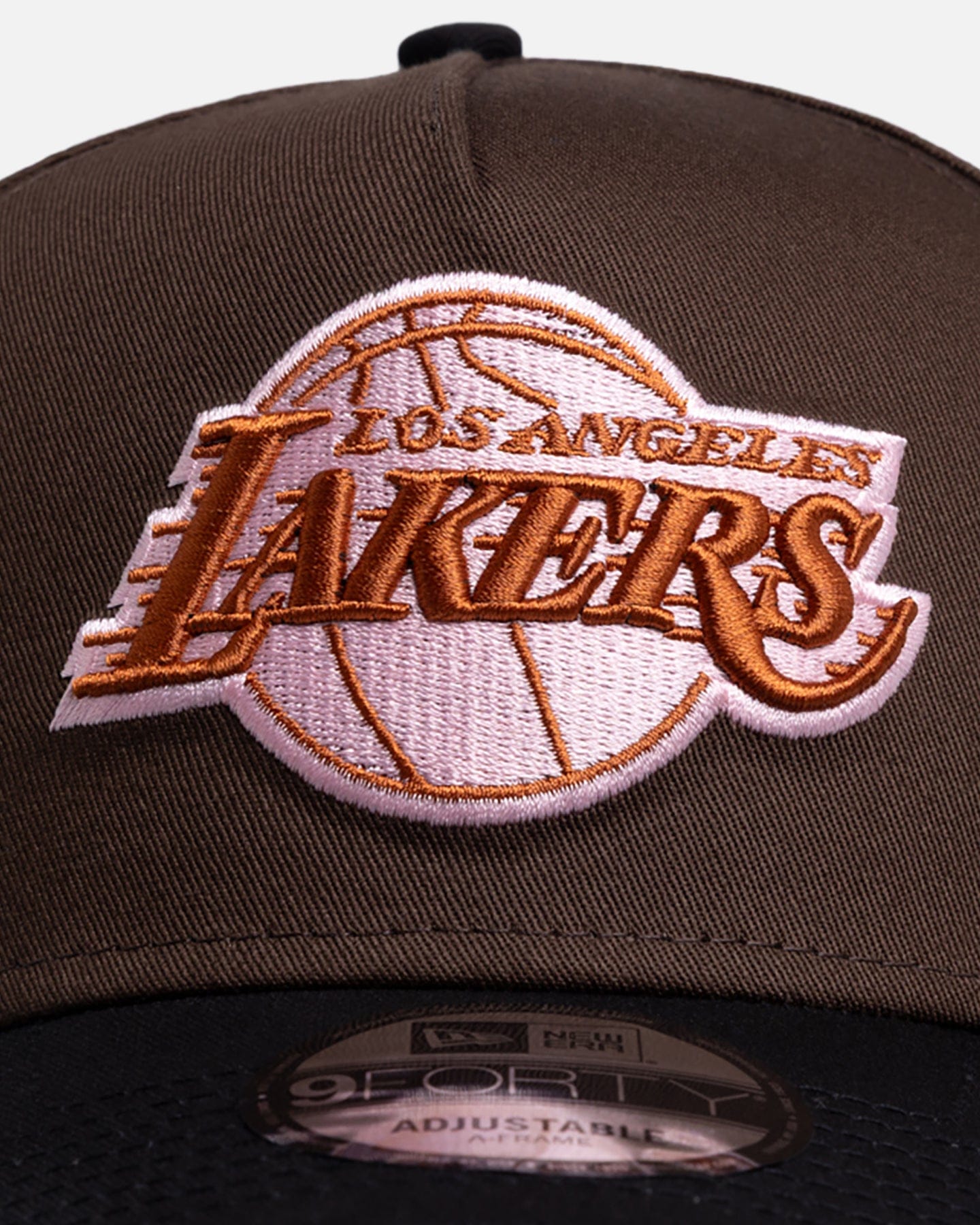 New Era Los Angeles Lakers 9Forty A - Frame Snapback Walnut