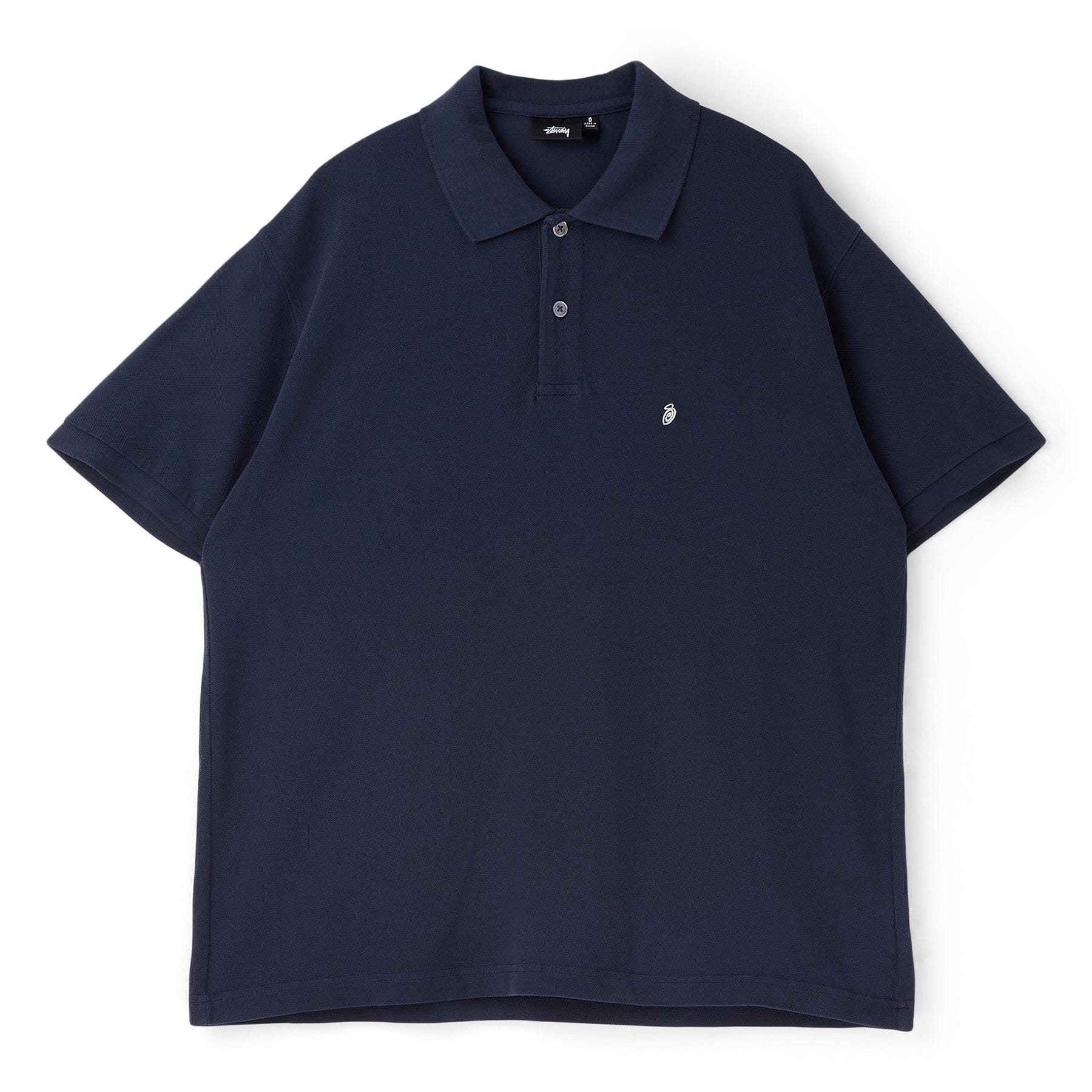 Stussy Classic Pique Polo (Navy)