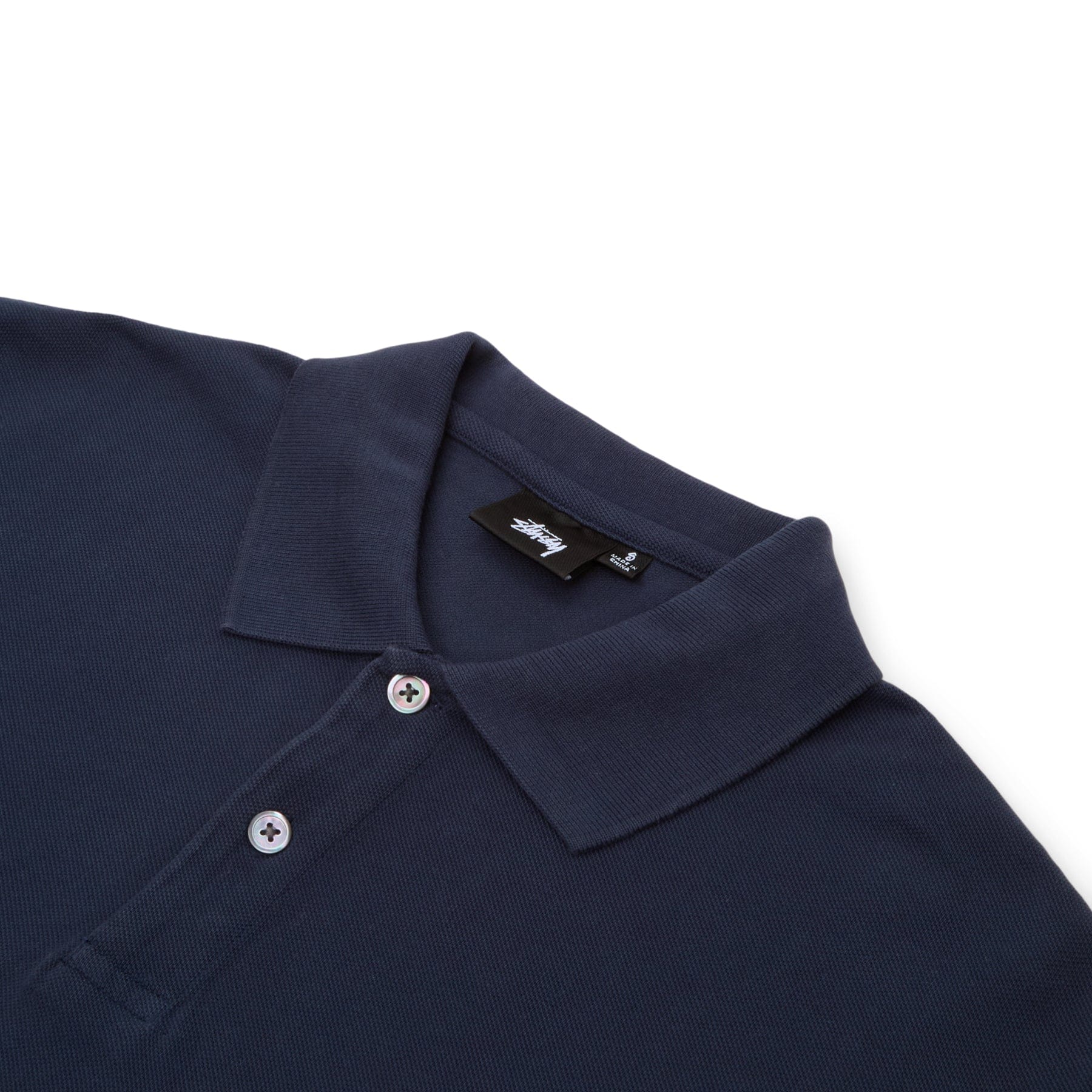 Stussy Classic Pique Polo (Navy)