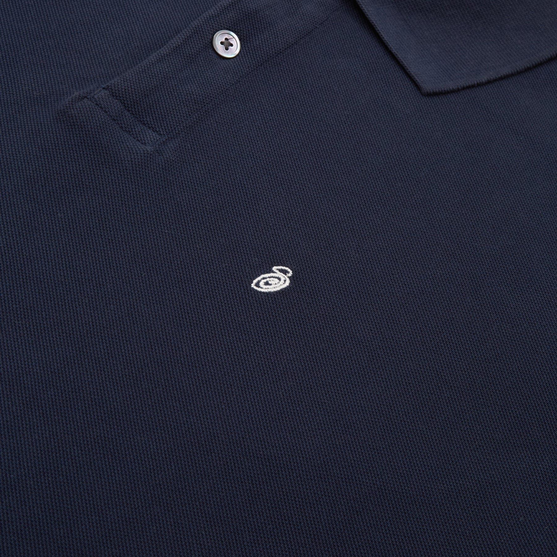 Stussy Classic Pique Polo (Navy)