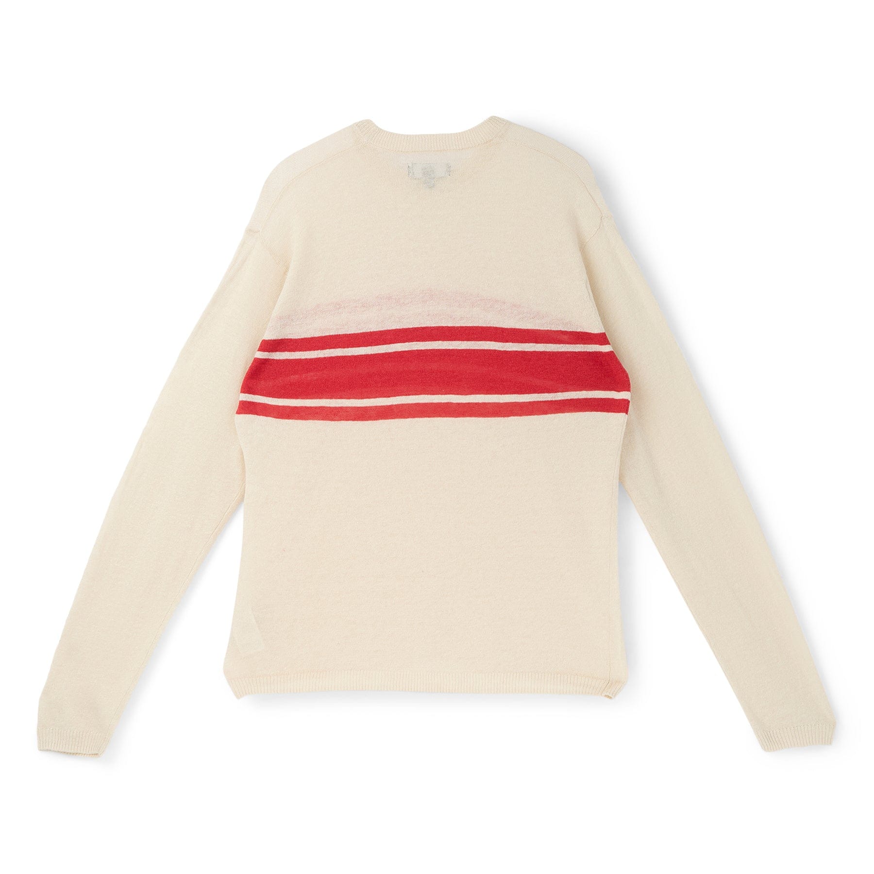Stussy Striped Long Sleeve Sweater (Bone)