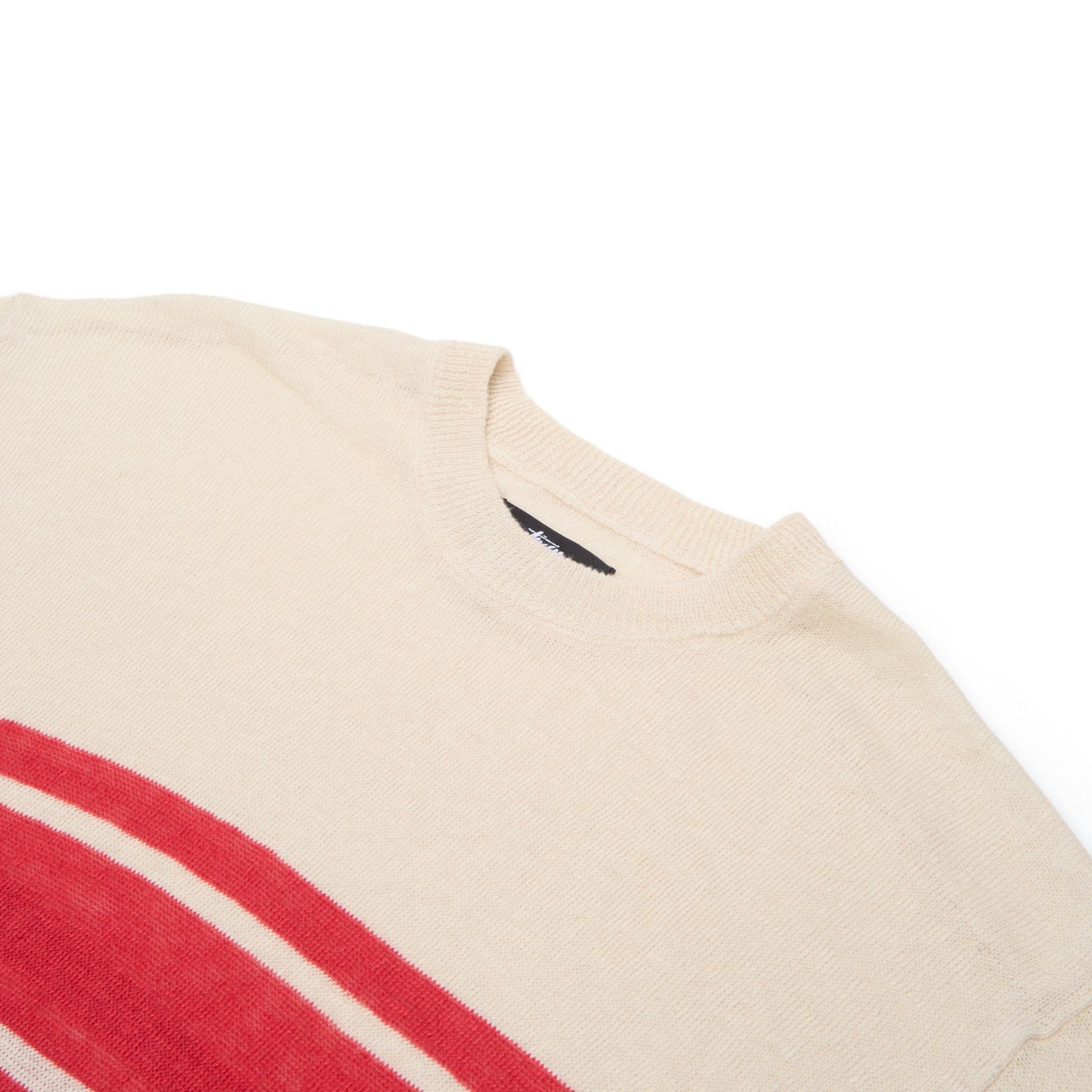 Stussy Striped Long Sleeve Sweater (Bone)