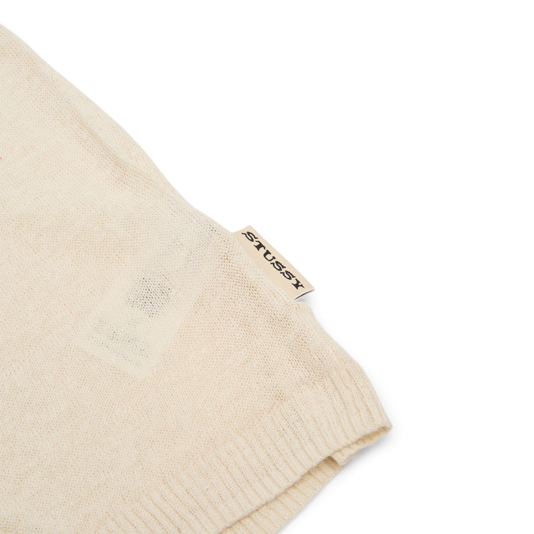 Stussy Striped Long Sleeve Sweater (Bone)