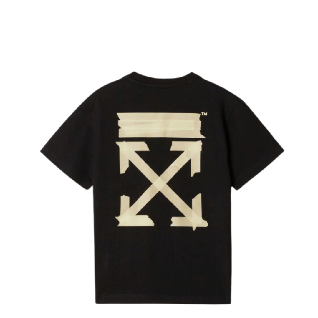 Off White Paper Tape Arrow Oversized T-Shirt | Off Kicks