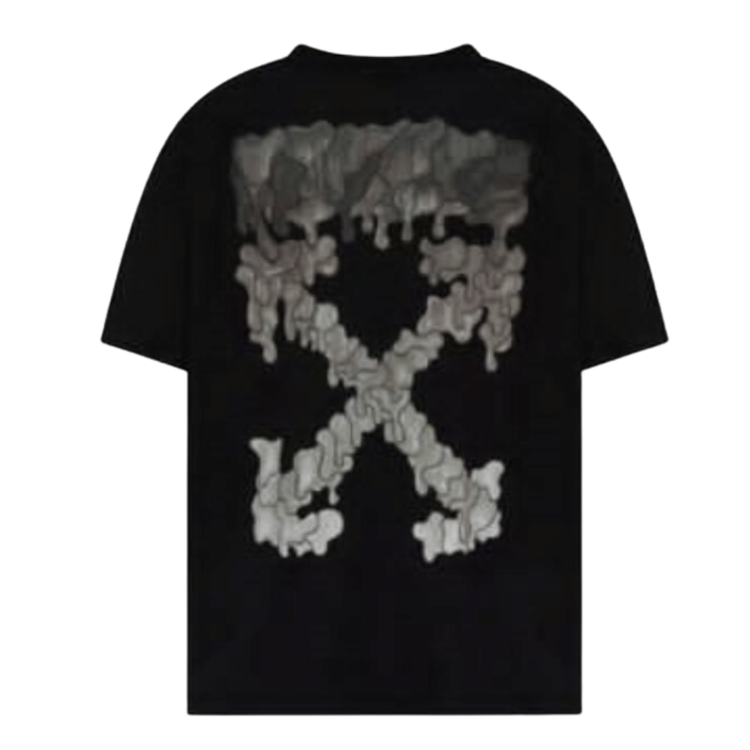 Off White Melting Arrow Black Oversized T-Shirt | Off Kicks