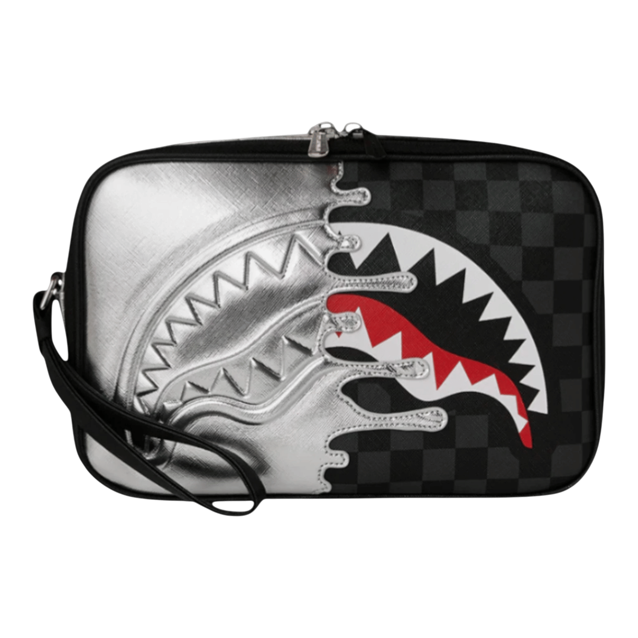 Sprayground Silver Side Drip Toiletry Brick