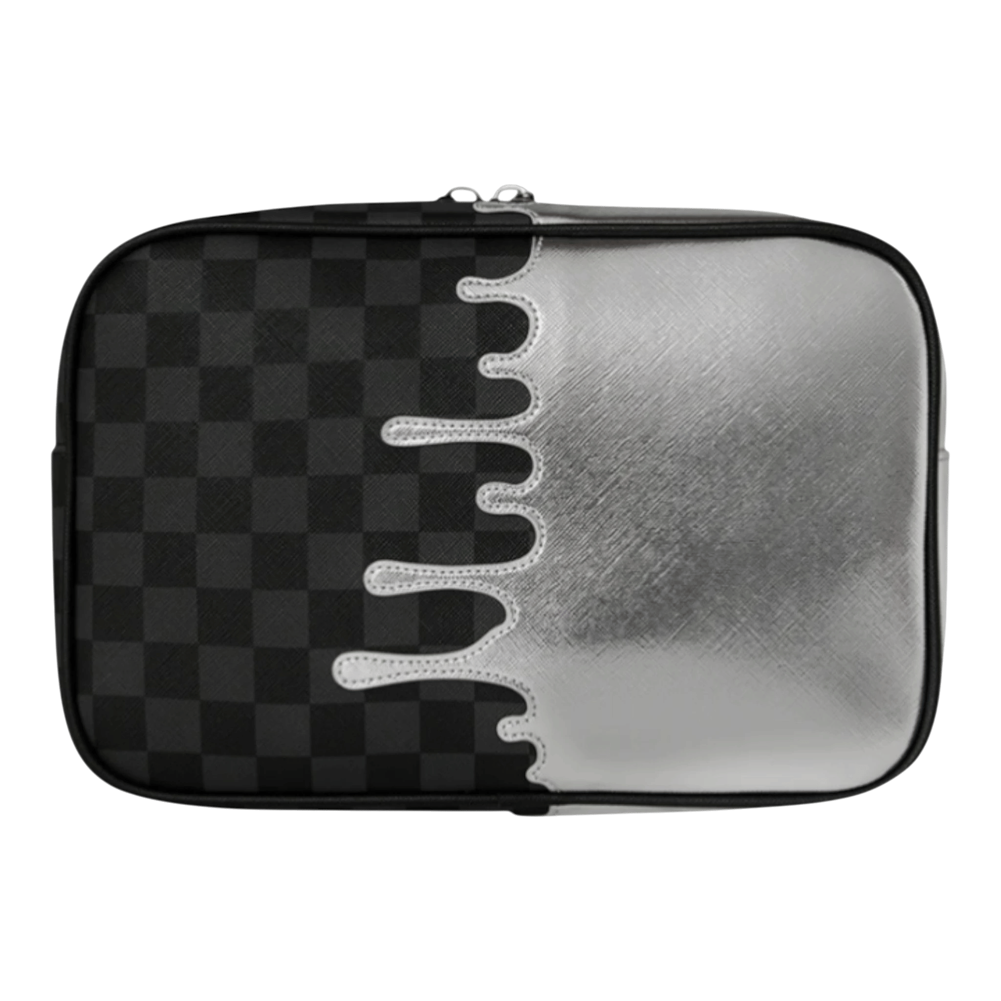 Sprayground Silver Side Drip Toiletry Brick