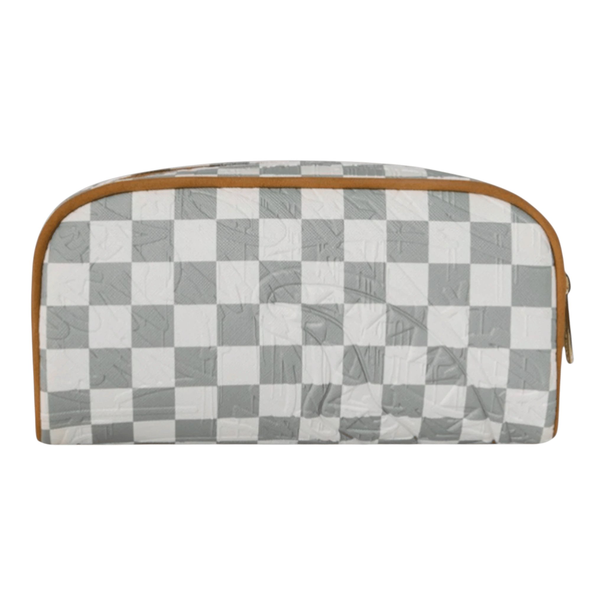 Sprayground Graff Embossed Cream Check Pouch