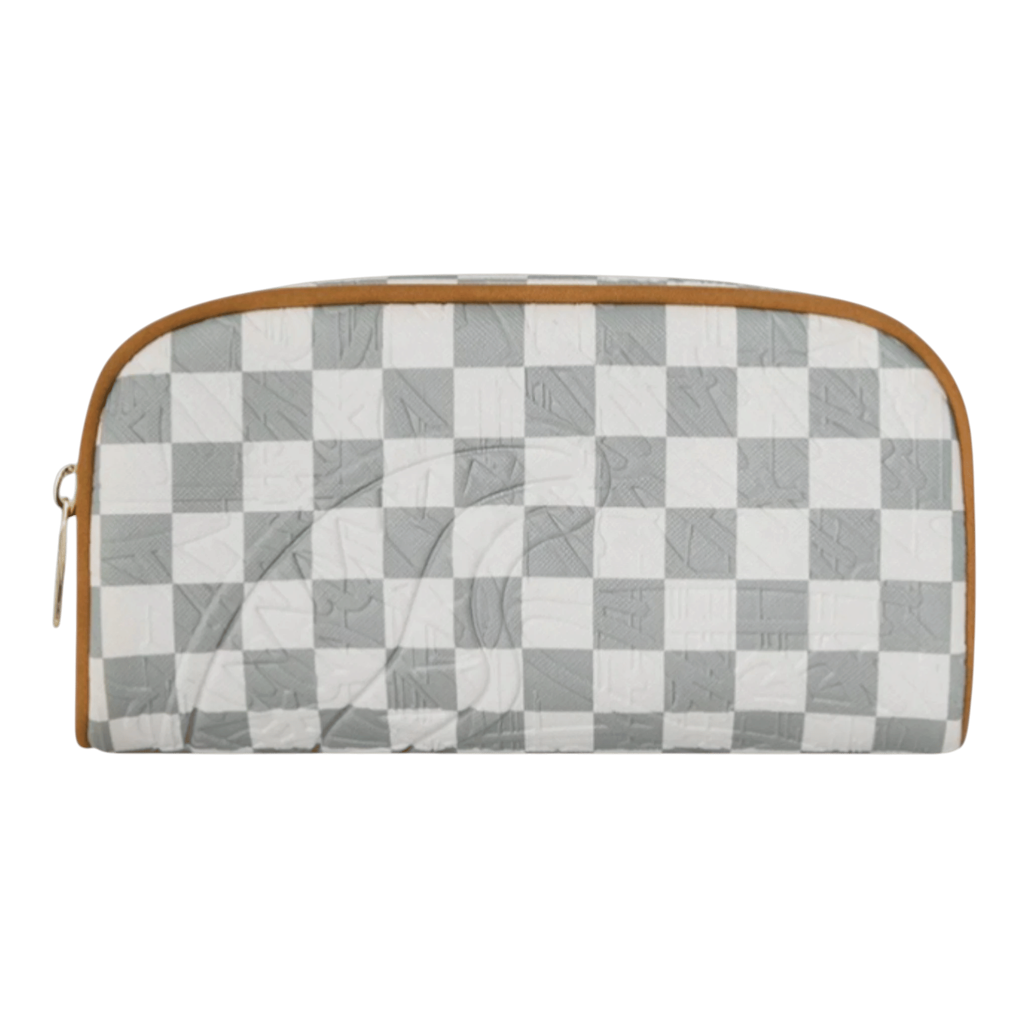 Sprayground Graff Embossed Cream Check Pouch