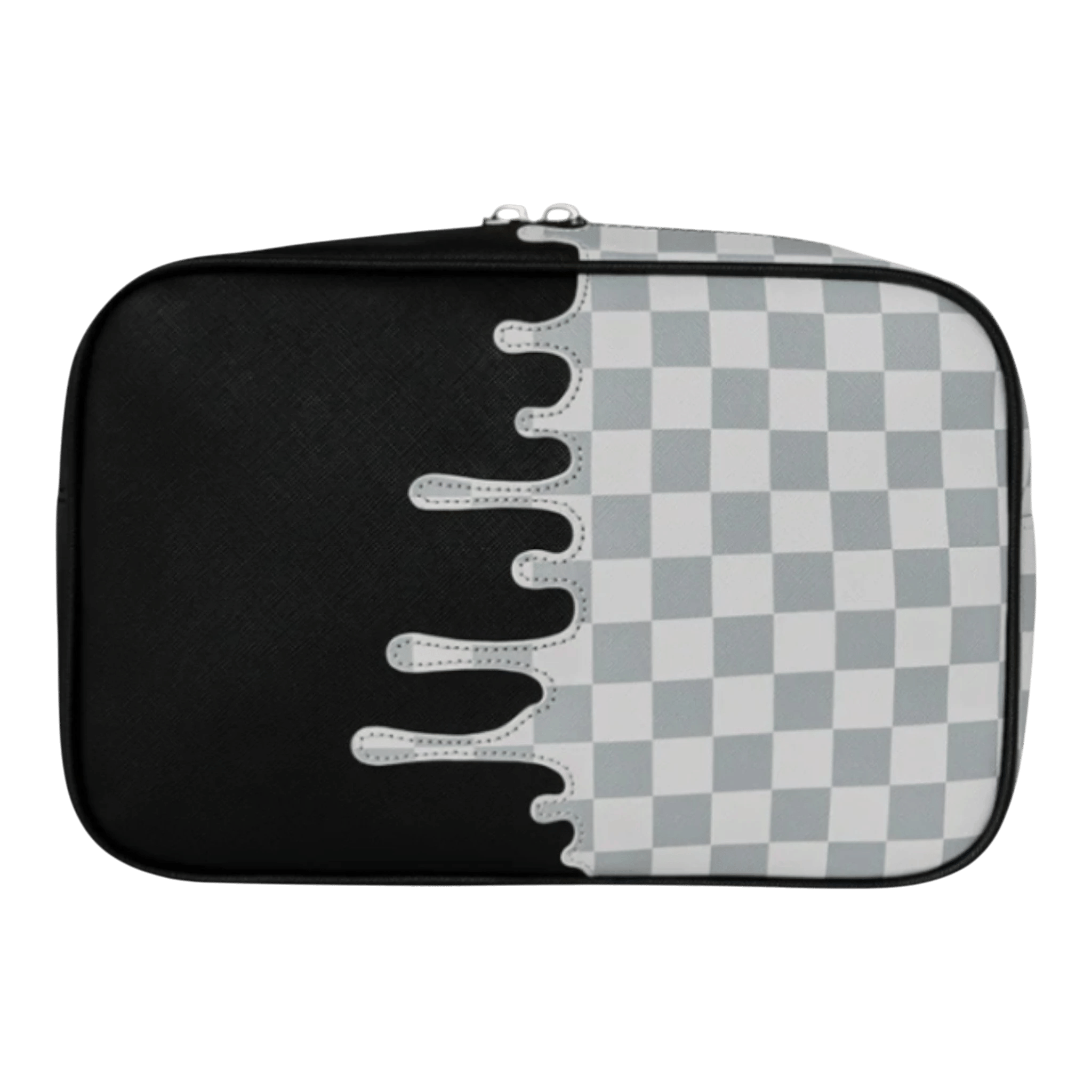 Sprayground Cream Check Side Drip Toiletry Brick