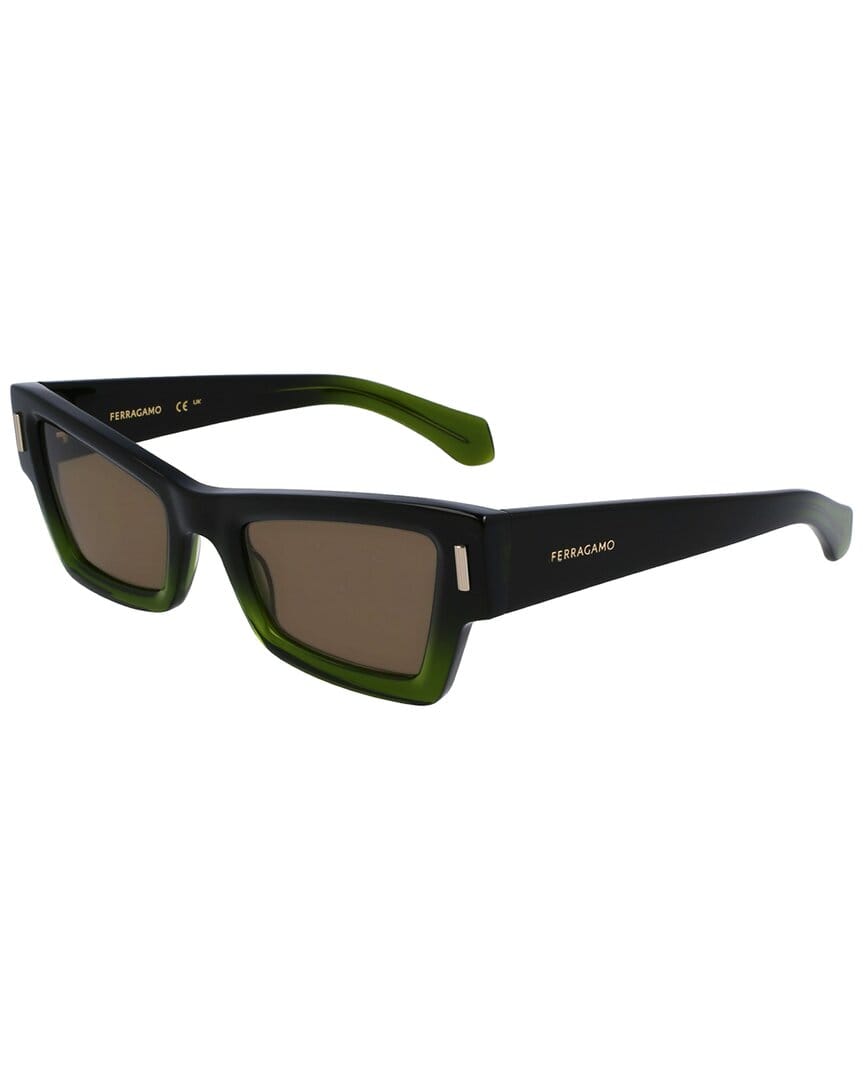 Ferragamo Women's Gancini Rivets 53 mm Sunglasses