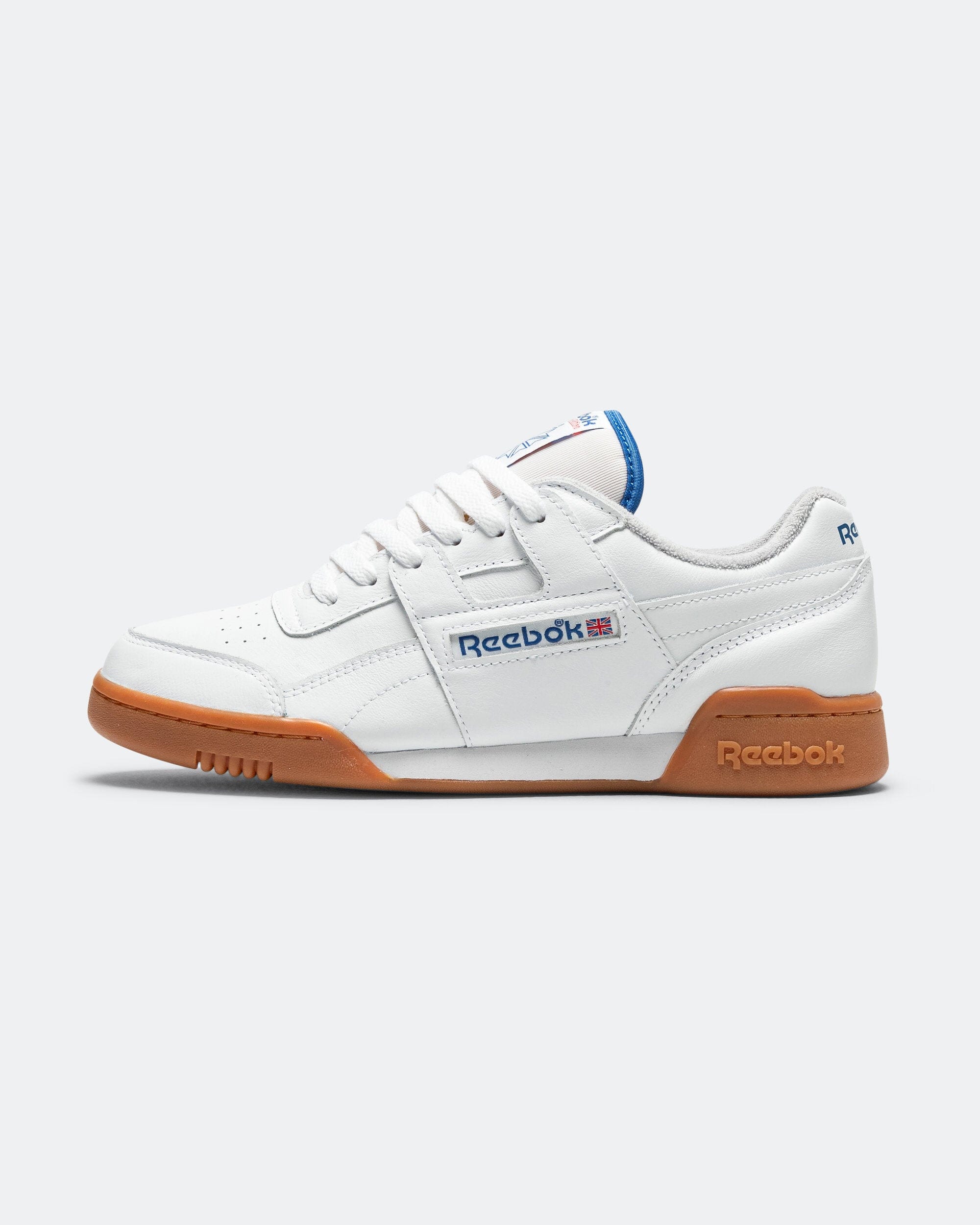 Reebok Workout Plus - White/Vector Blue - Gum