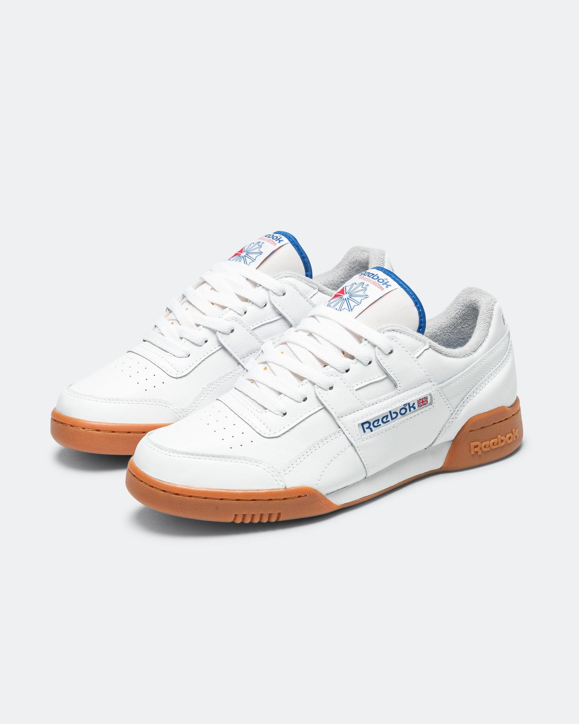 Reebok Workout Plus - White/Vector Blue - Gum