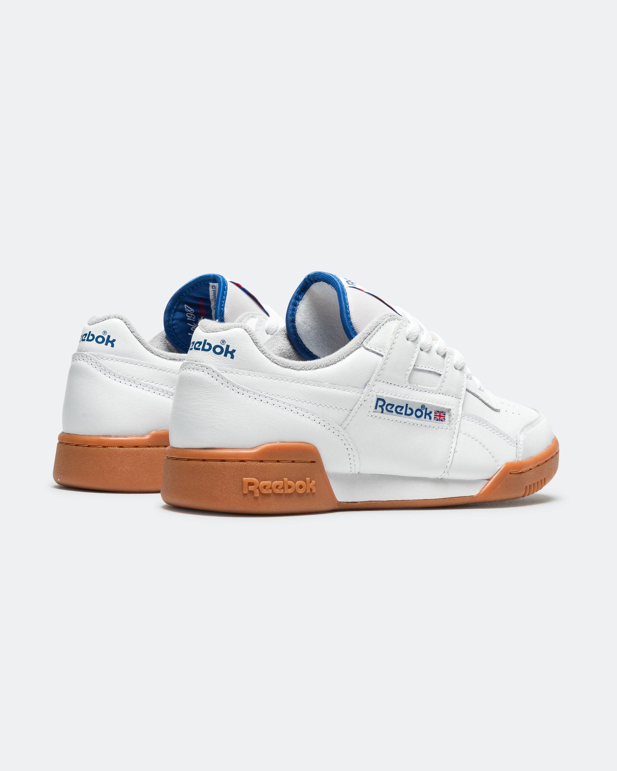 Reebok Workout Plus - White/Vector Blue - Gum