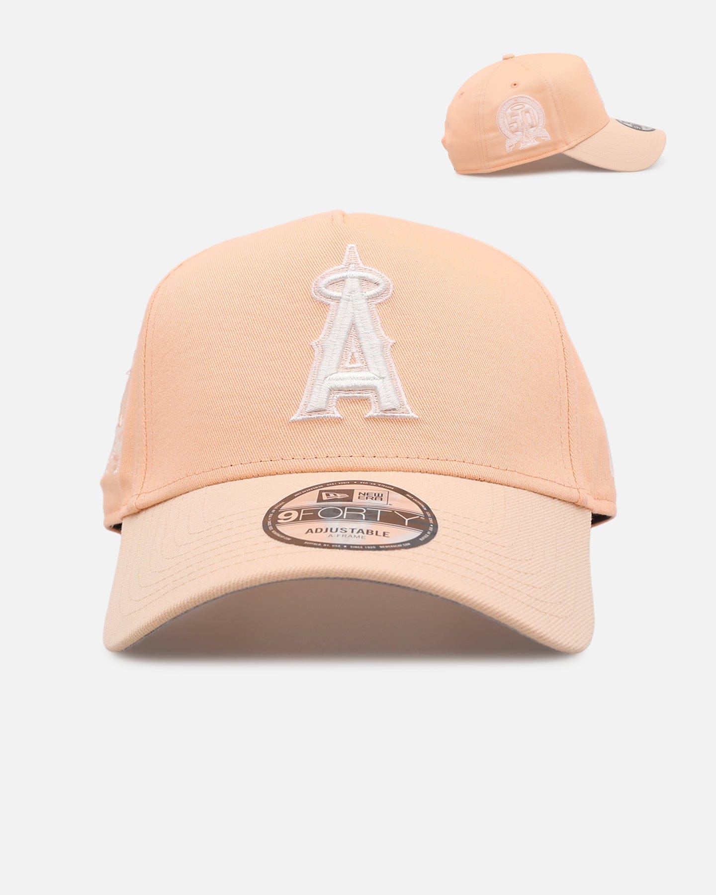 New Era Los Angeles Angels Peaches 9FORTY A - Frame Snapback Peach