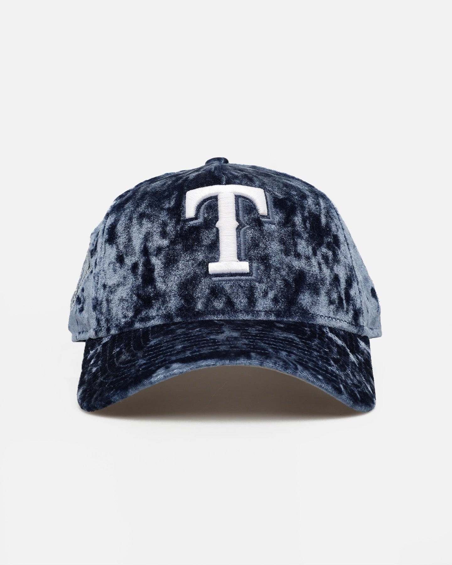 New Era Texas Rangers Crushed Blue Velvet 9FORTY A - Frame Snapback Blue