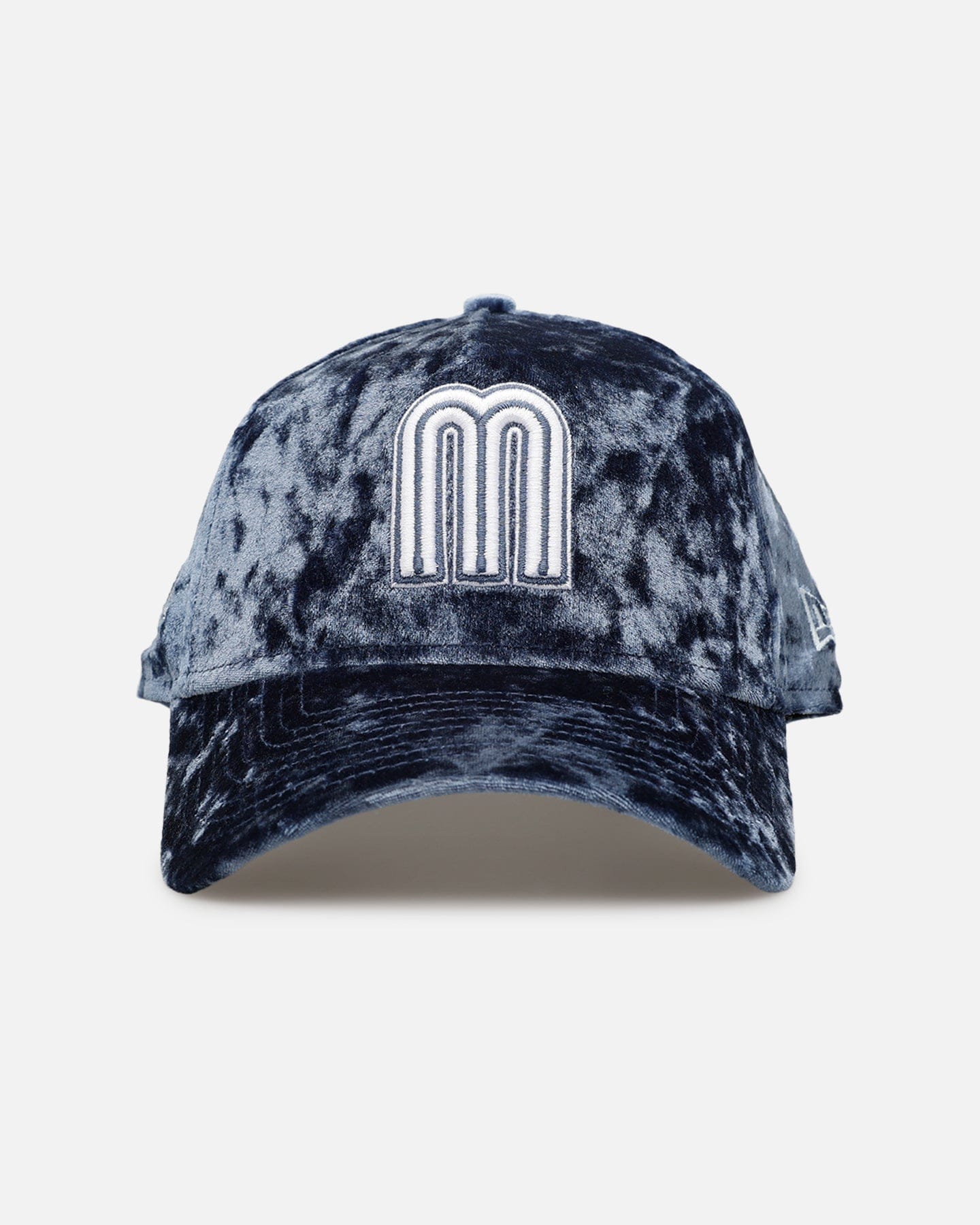 New Era Mexico National Baseball Team Crushed Blue Velvet 9FORTY A - Frame Snapback Blue