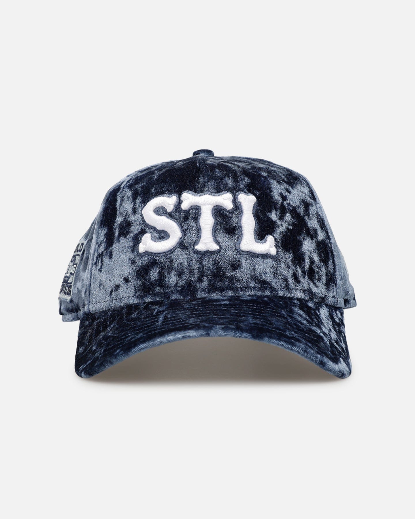 New Era St. Louis Cardinals Crushed Blue Velvet 9FORTY A - Frame Snapback Blue